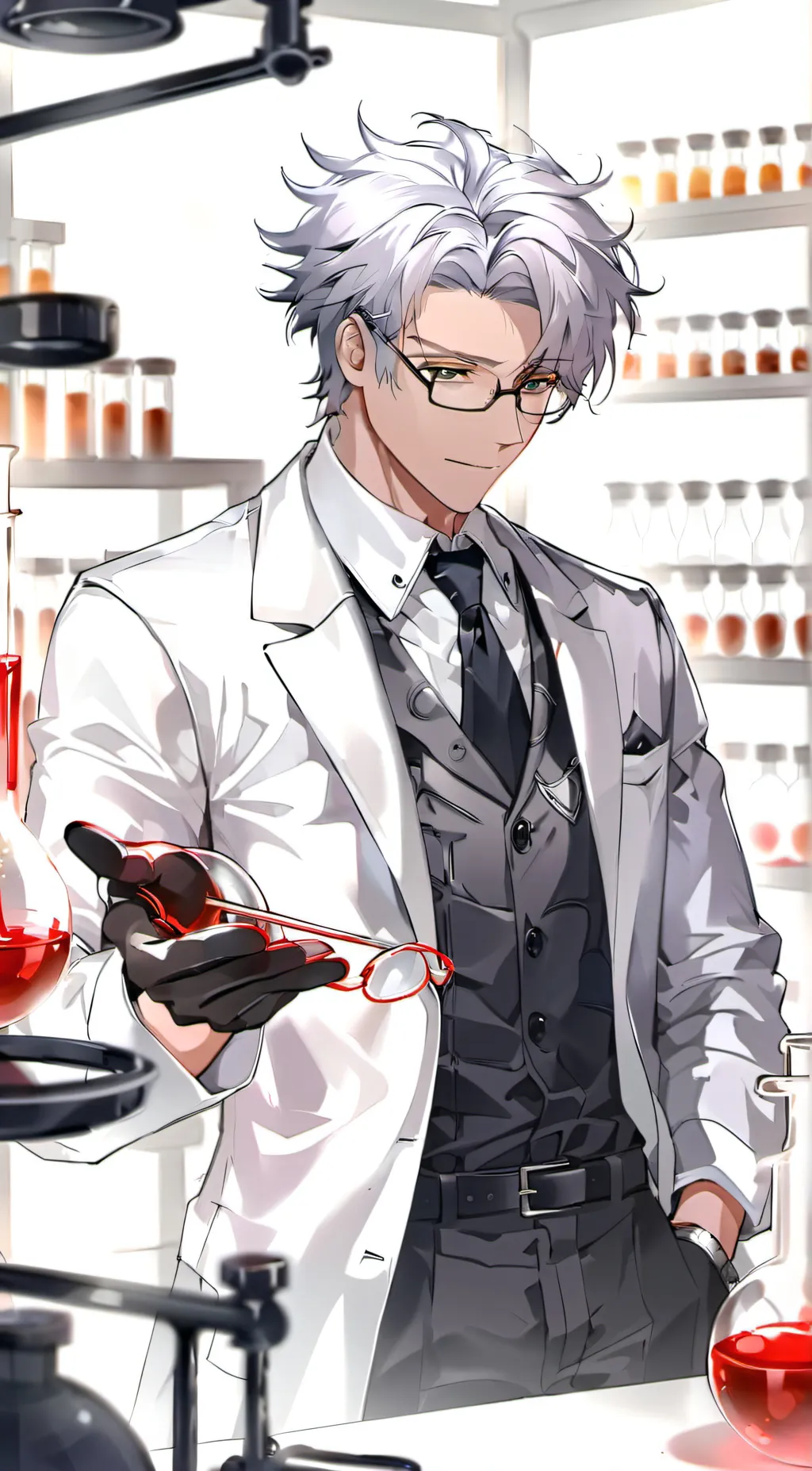 ai character: Professor Karl  background