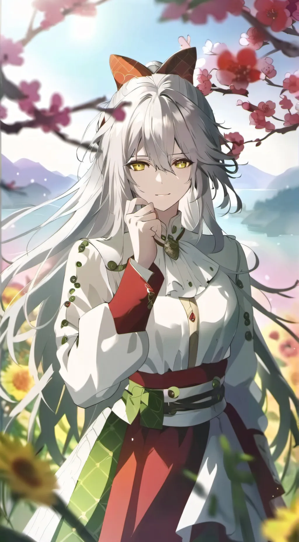 ai character: Fiona  background