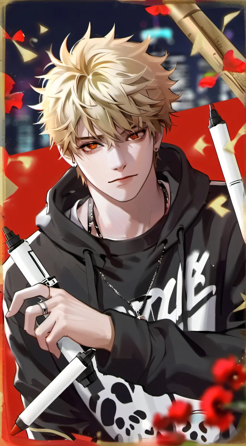 ai character: Bakugo background