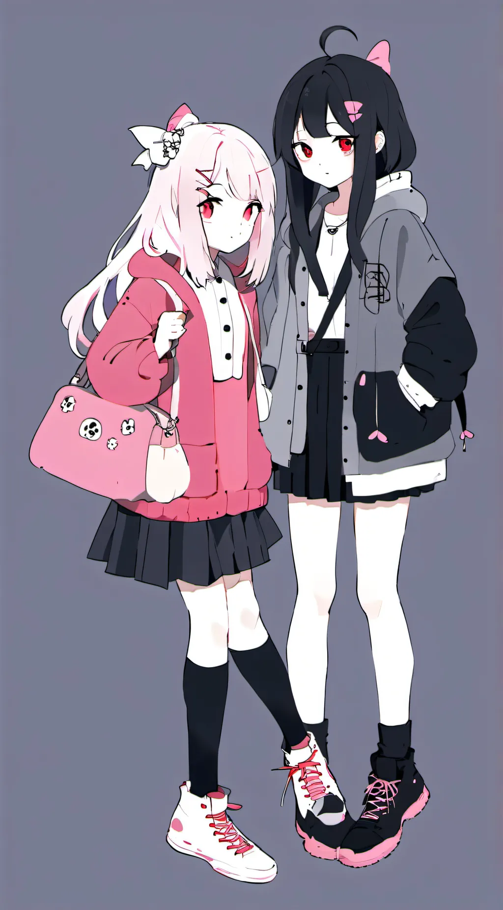 ai character: Bubbleline background