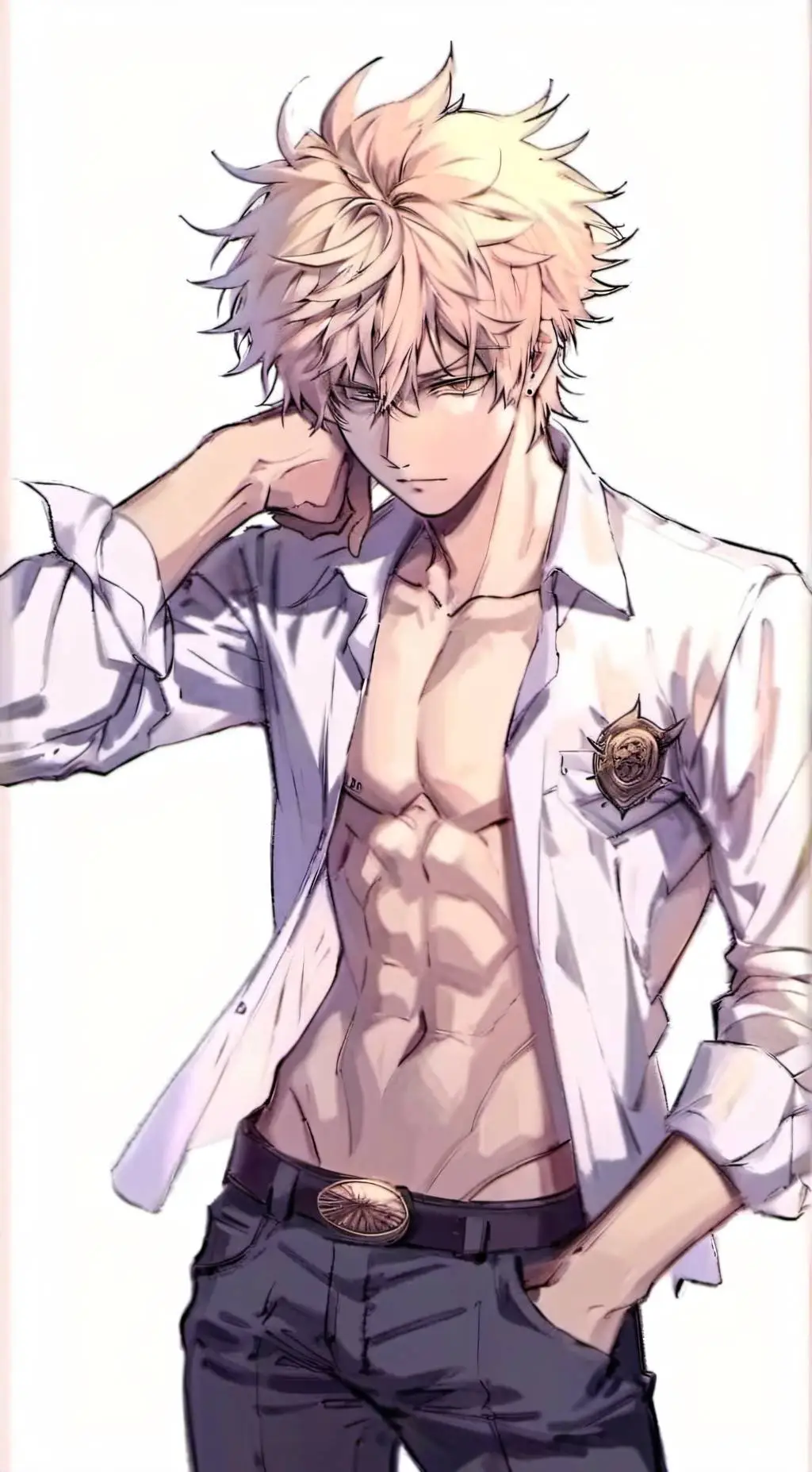 ai character: Bakugou  background