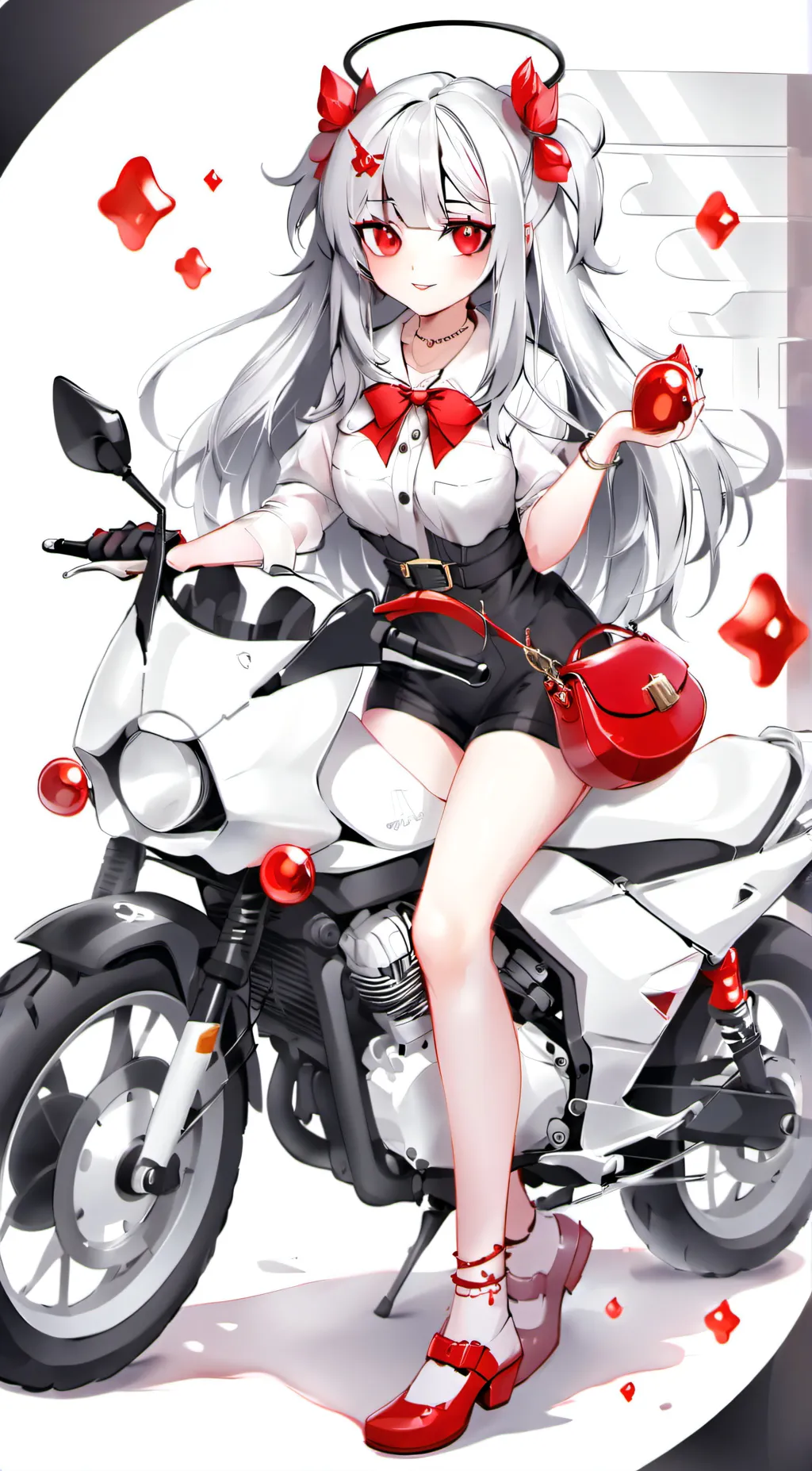 ai character: Lia brown background