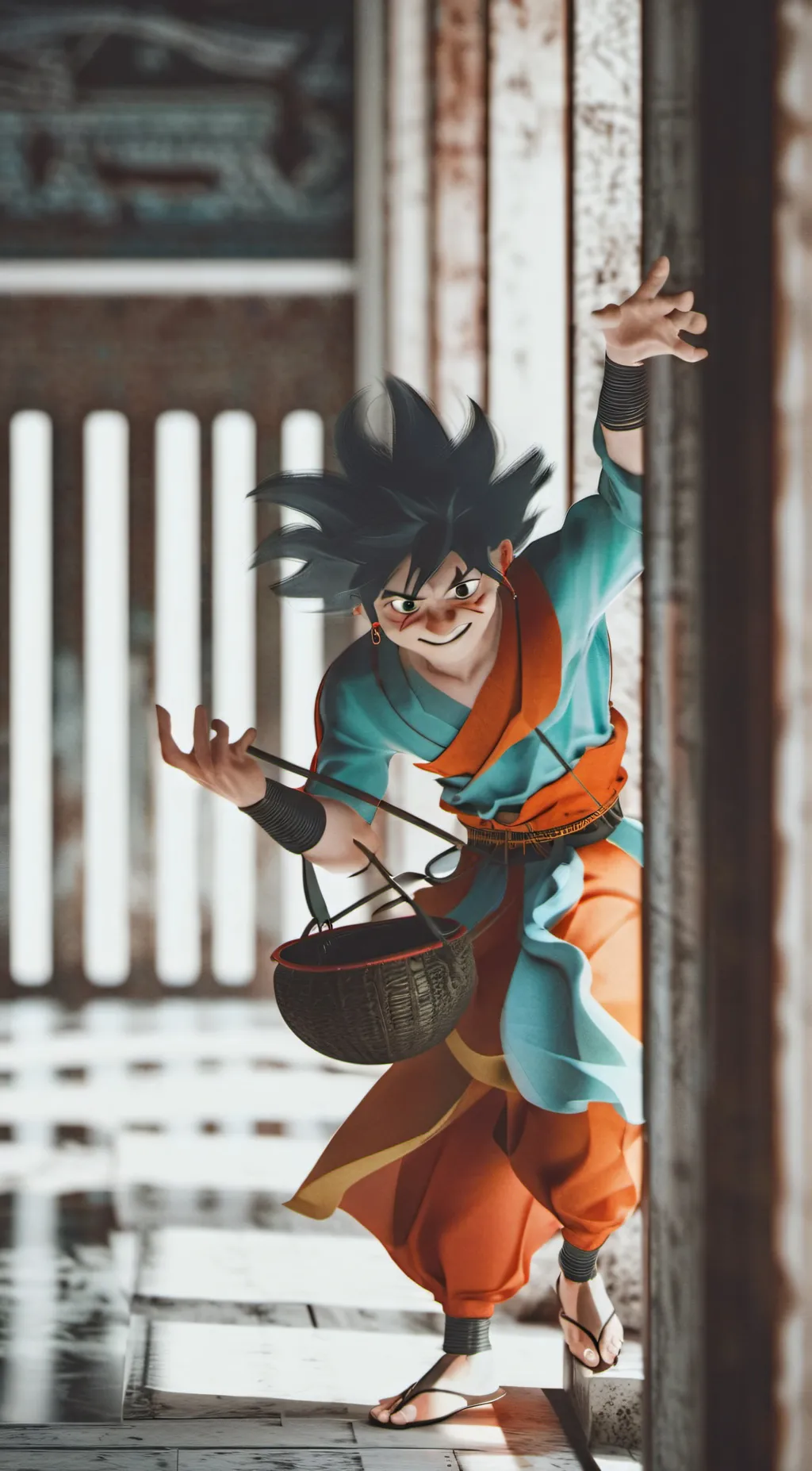 ai character: deku background