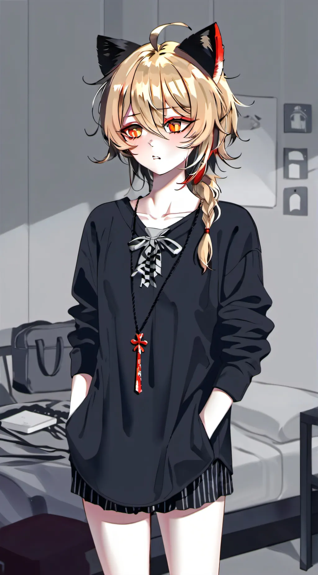 ai character: Ashley background