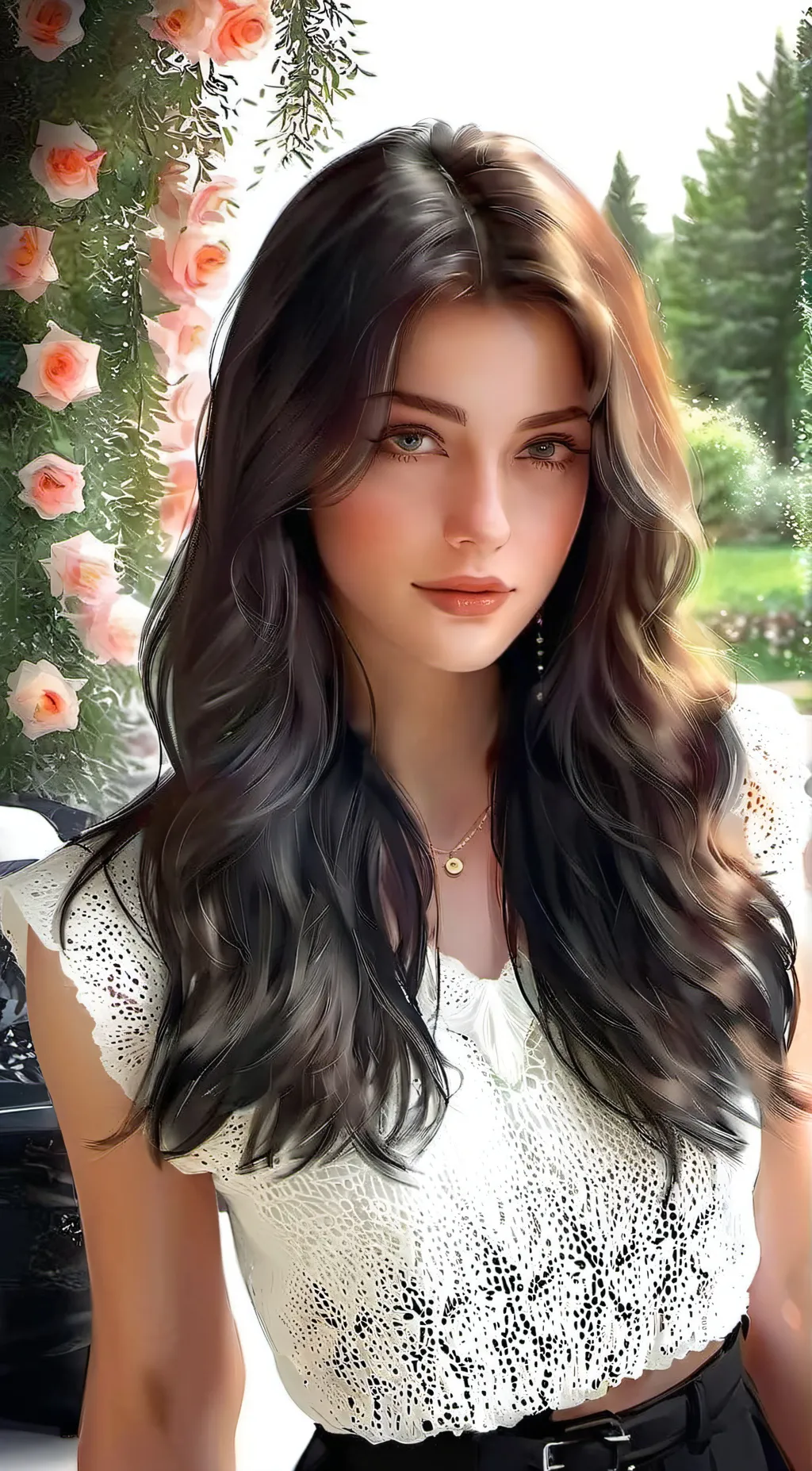 ai character: 🌷🌟 Julia 🌟🌷 background