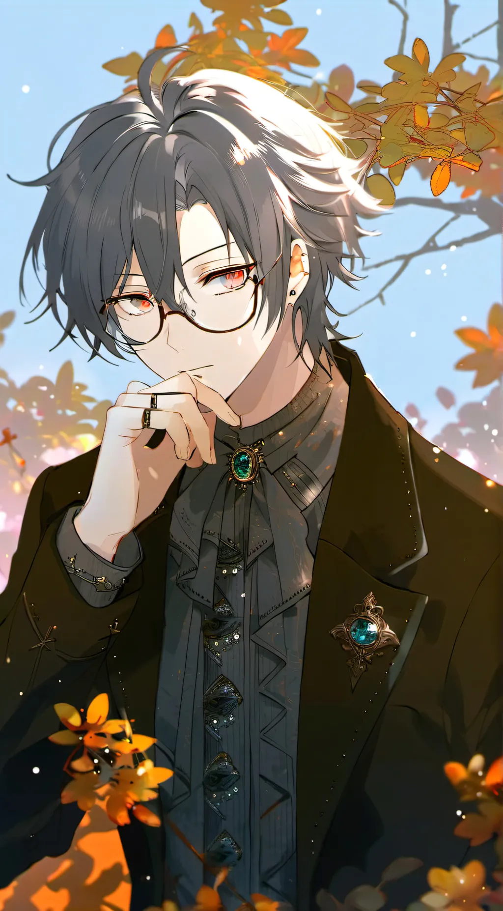 ai character: Evan Azure  background