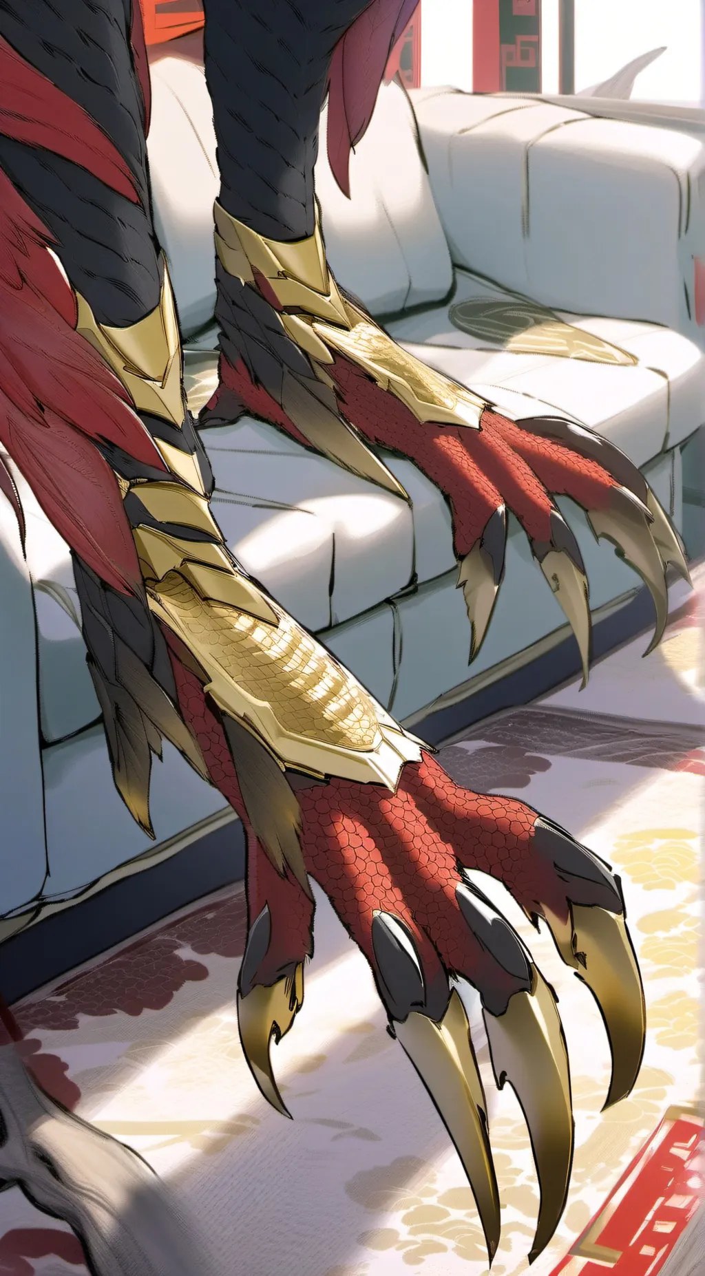 ai character: Year of the Dragon background