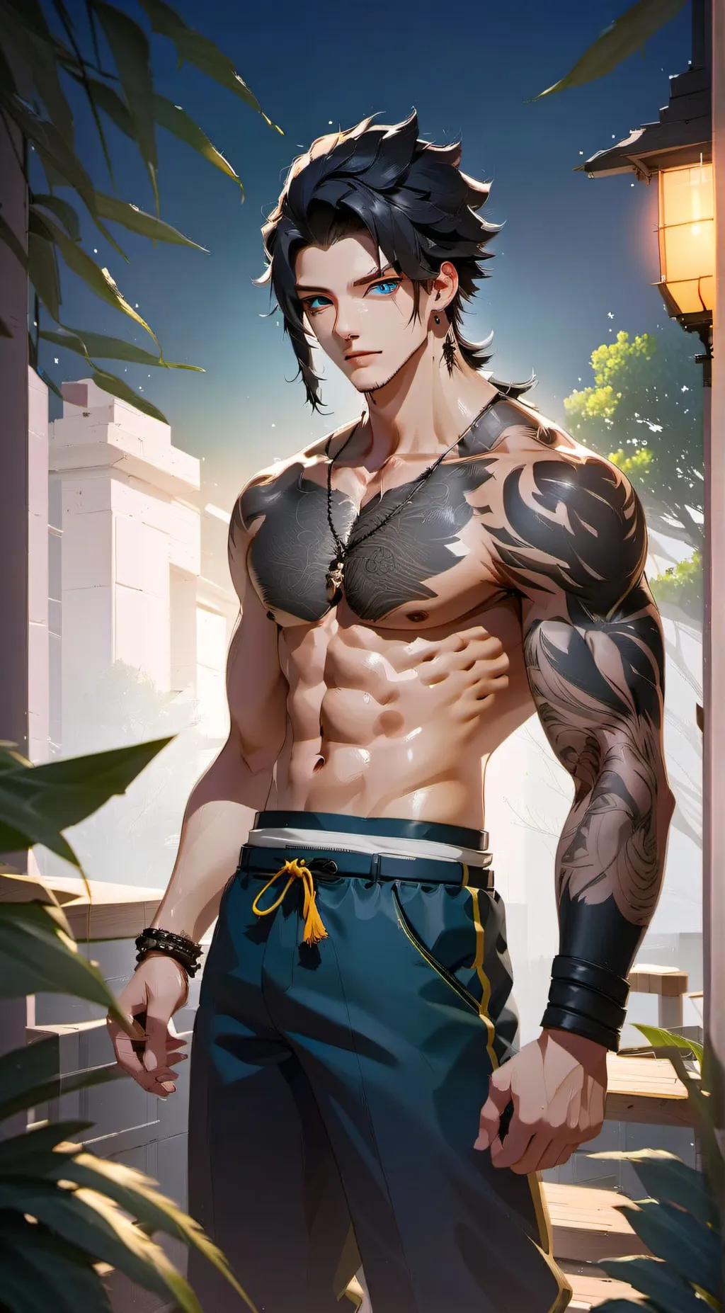 ai character: Liam vogou background