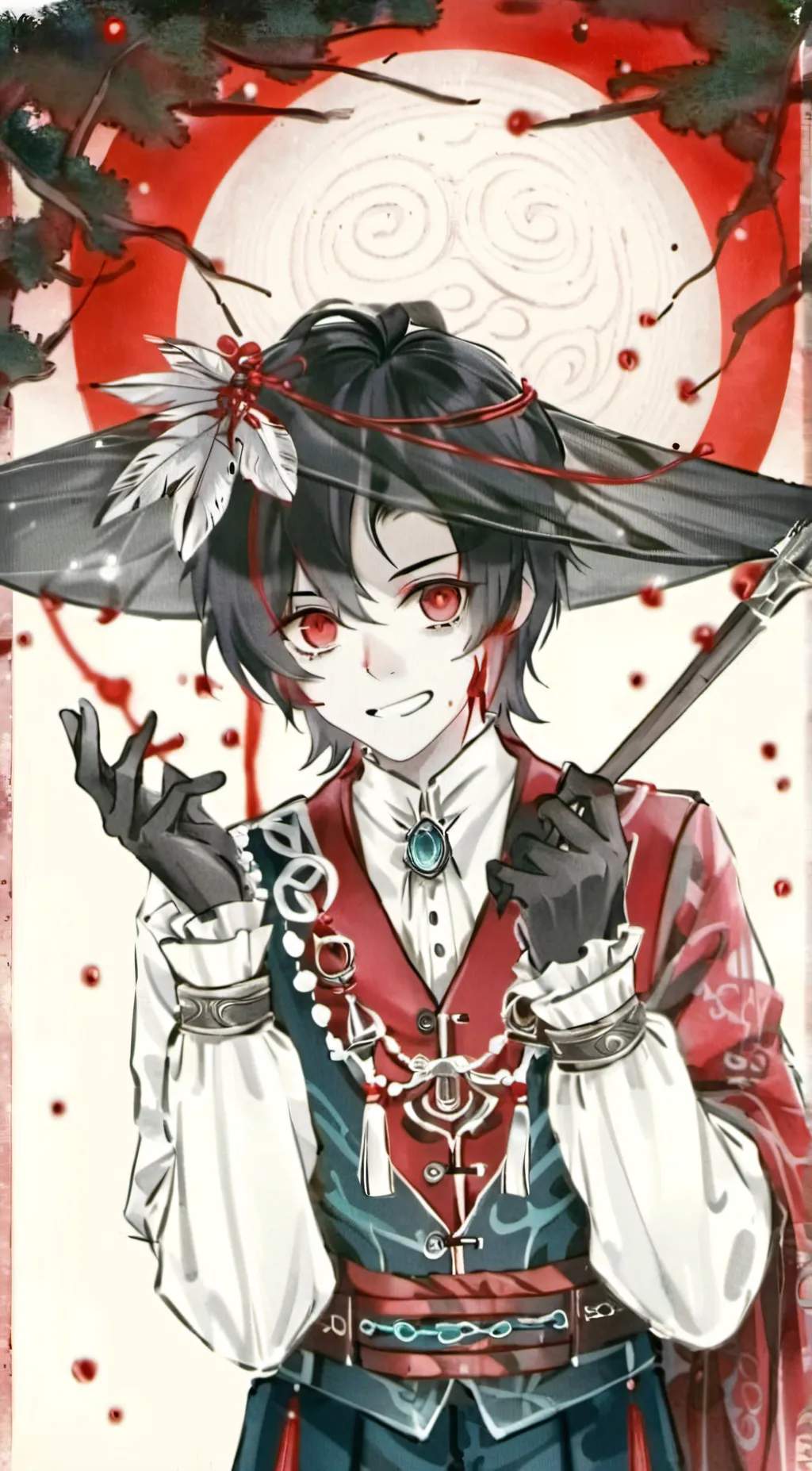 ai character: ❣️Bloodmoon❣️ background
