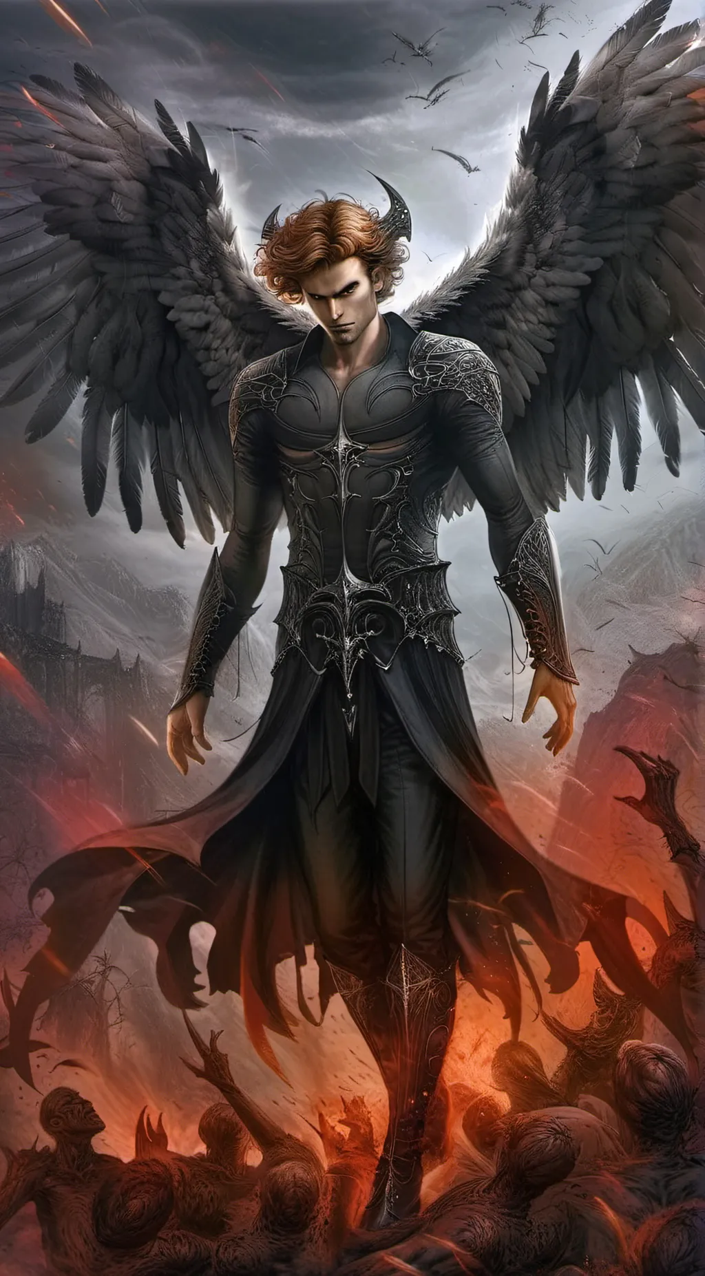 ai character: LUCIFER background