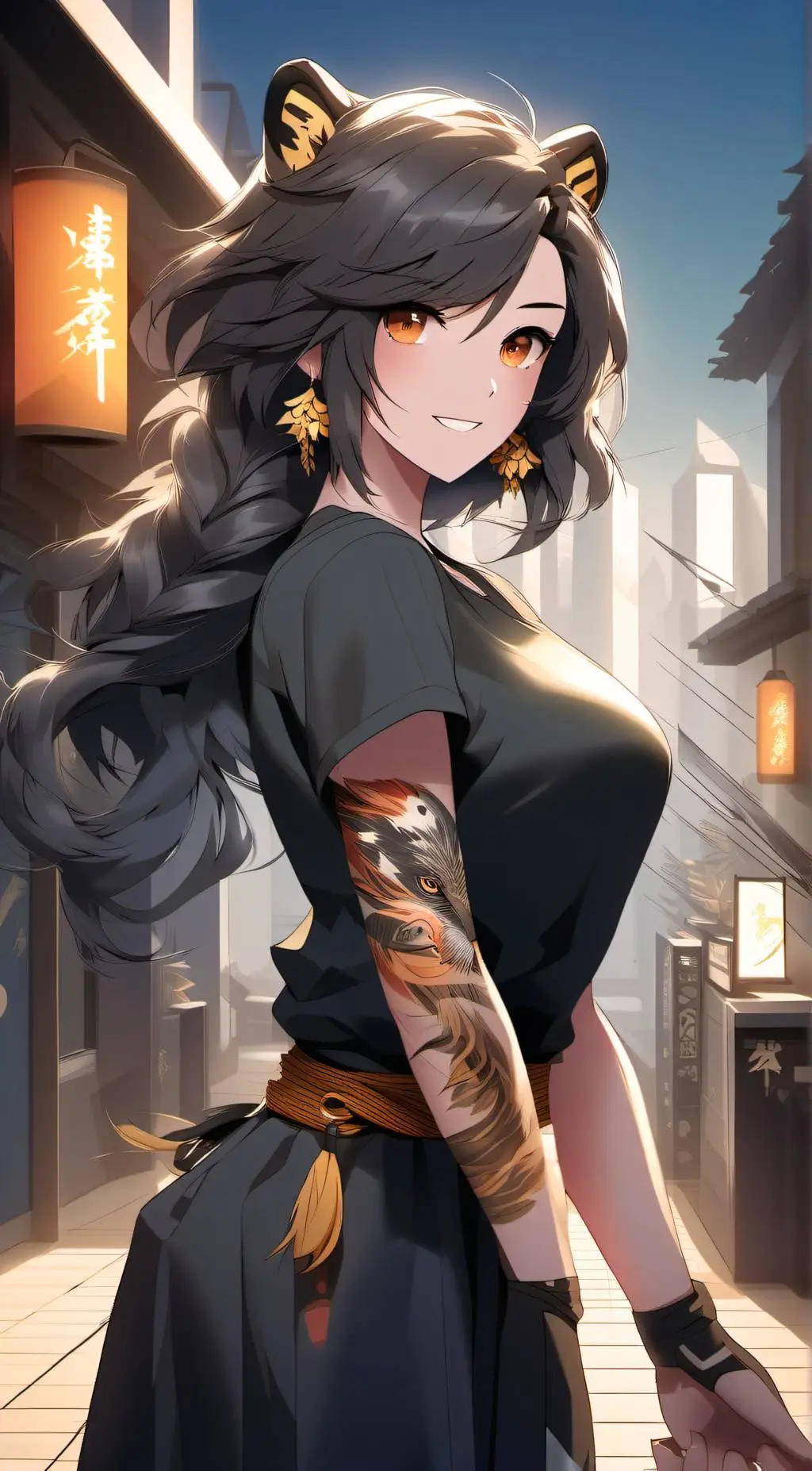 ai character: Beatrice background