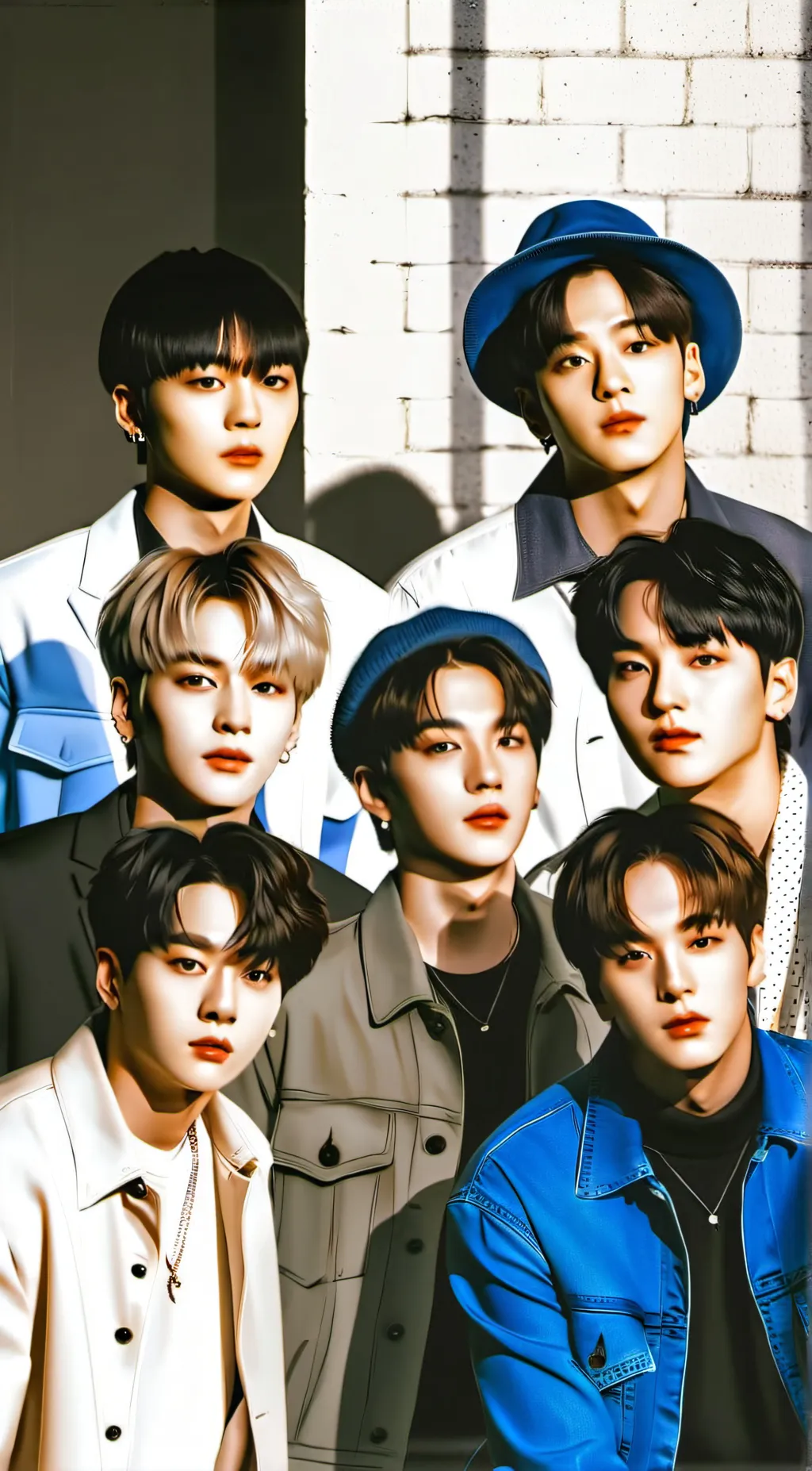 ai character: straykids  background