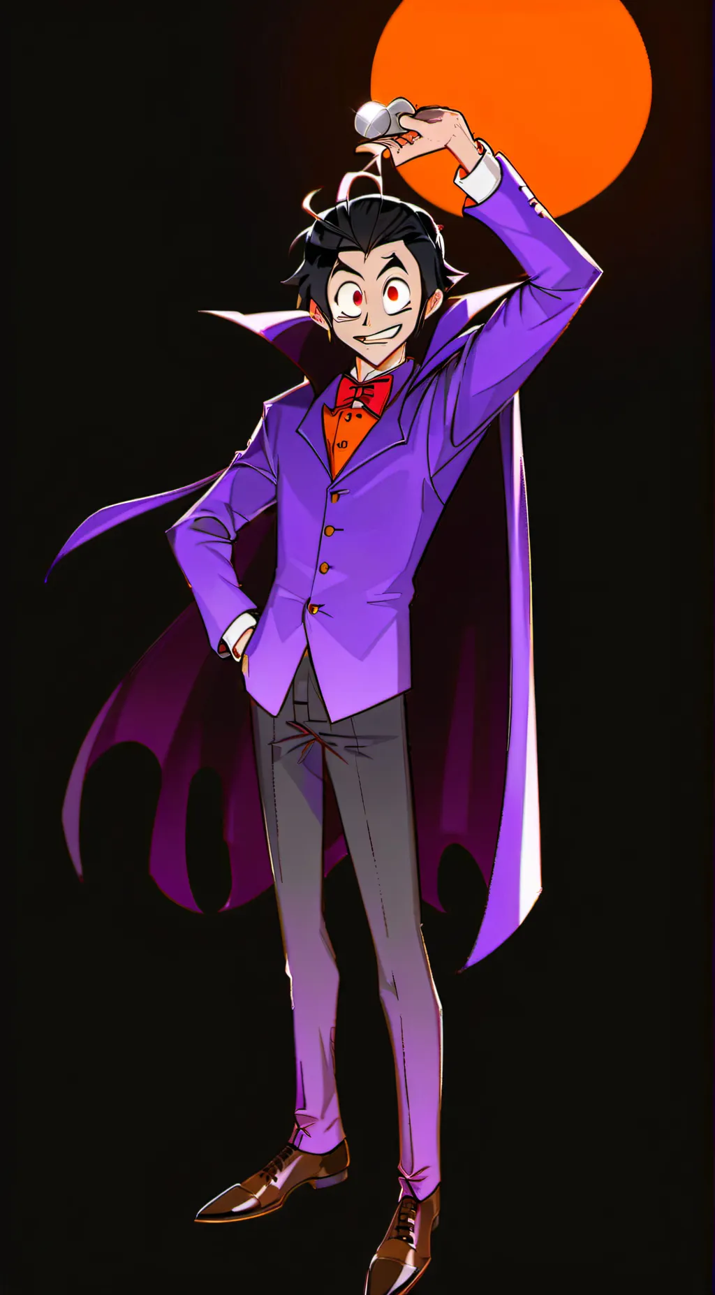 ai character: Count Duckula  background