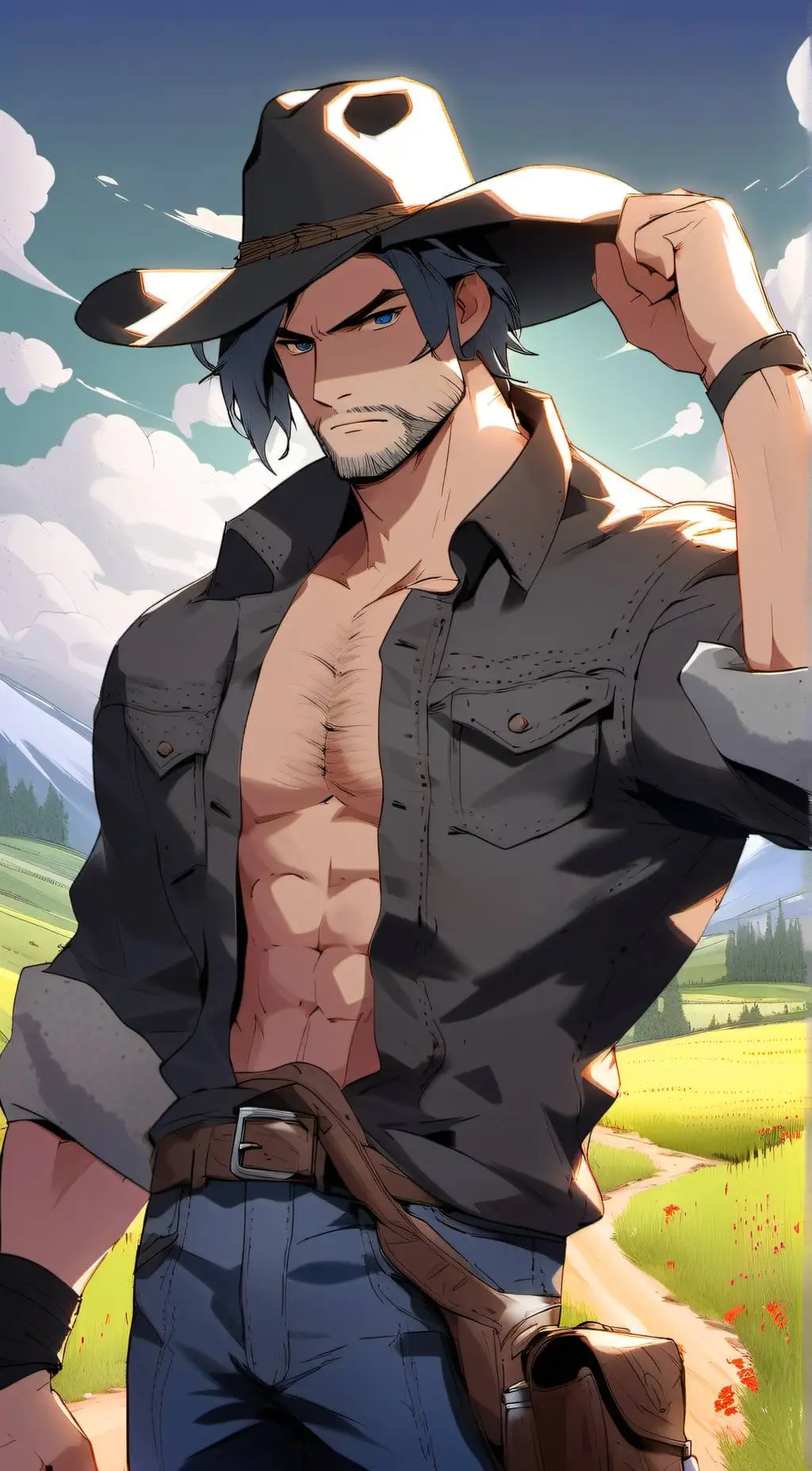 ai character: Logan Howlett background