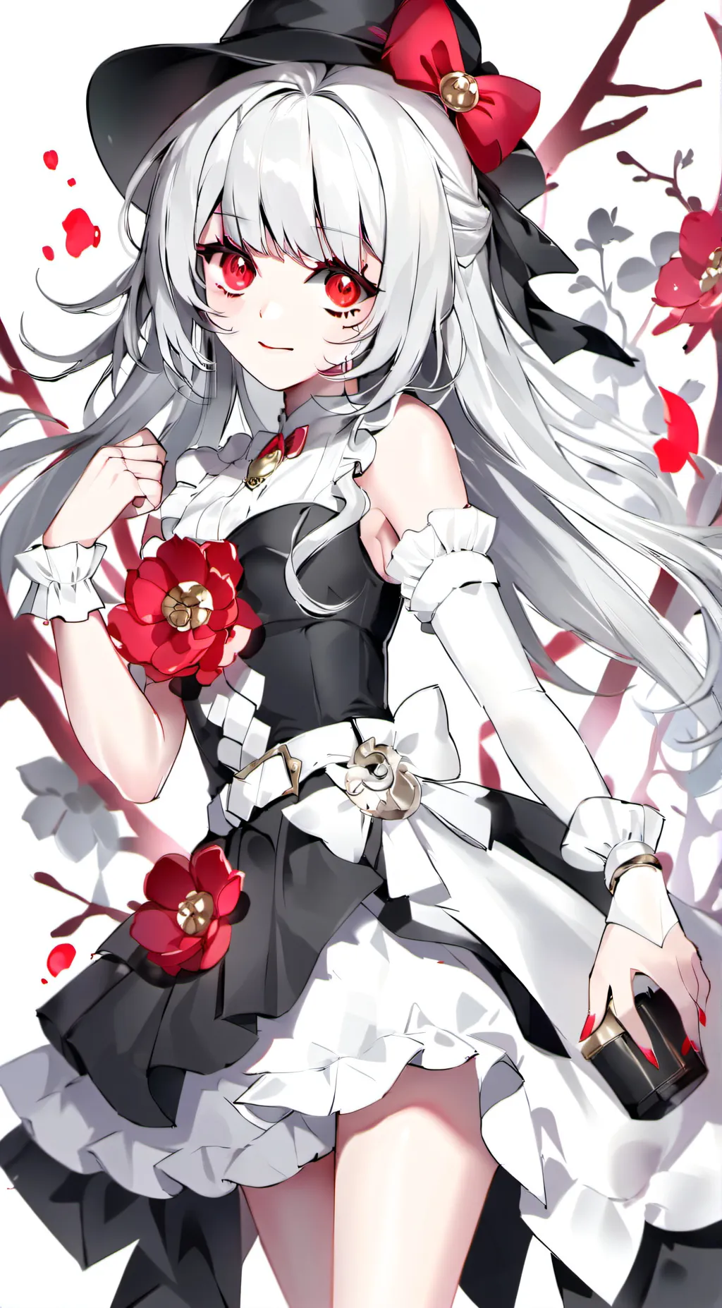 ai character: Rose background