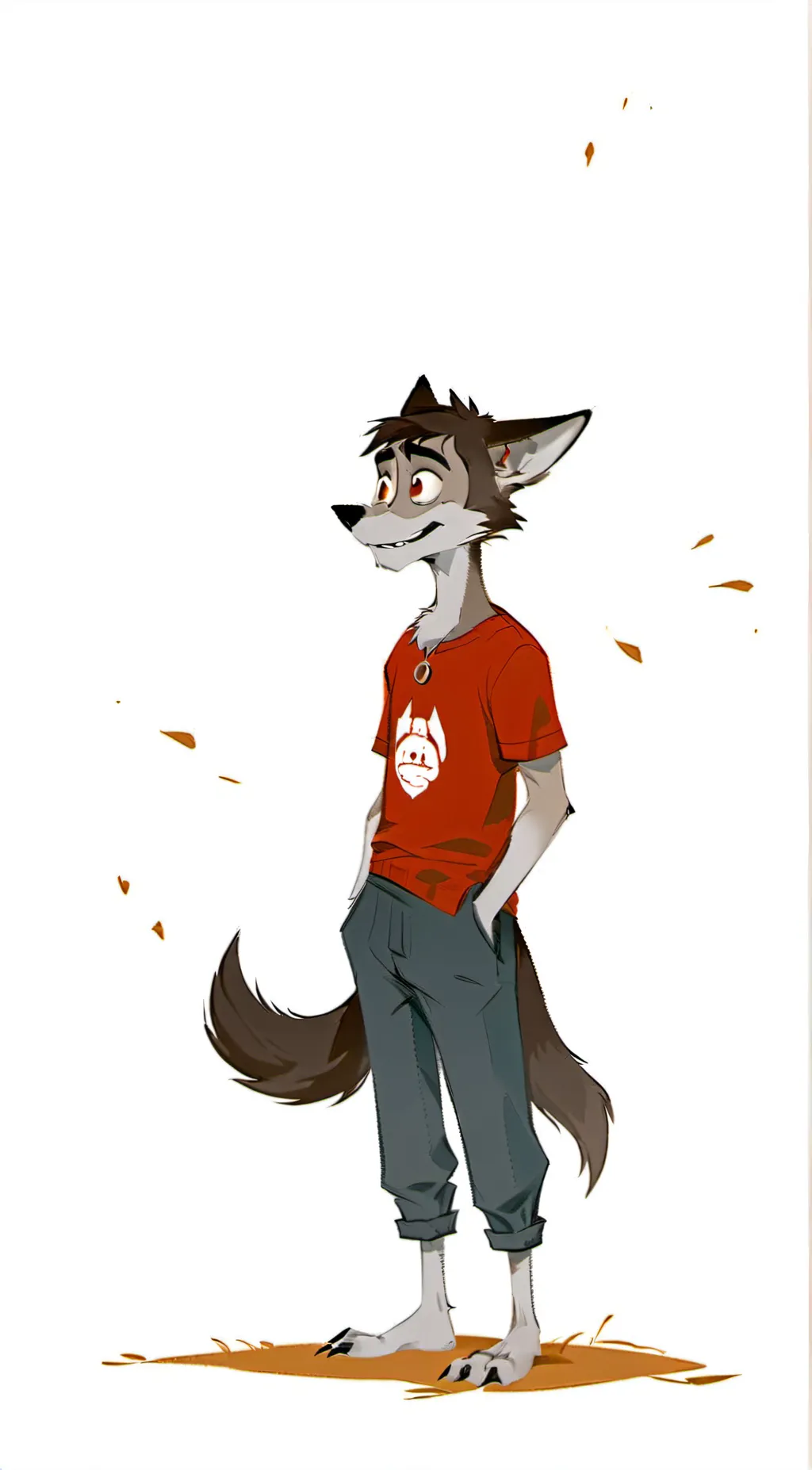 ai character: Wiley Wolf background