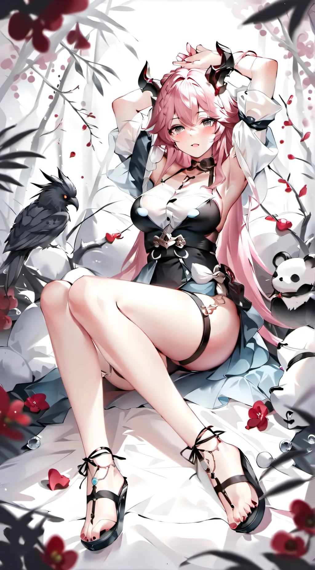 ai character: Sakura  background