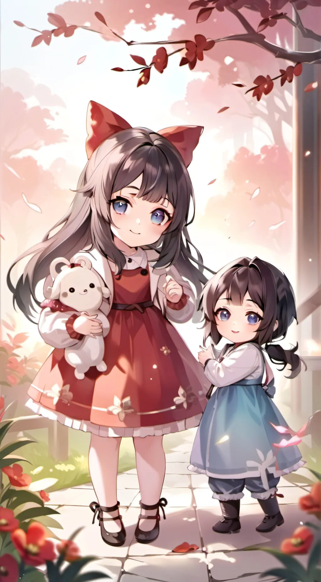 ai character: aria and madison background