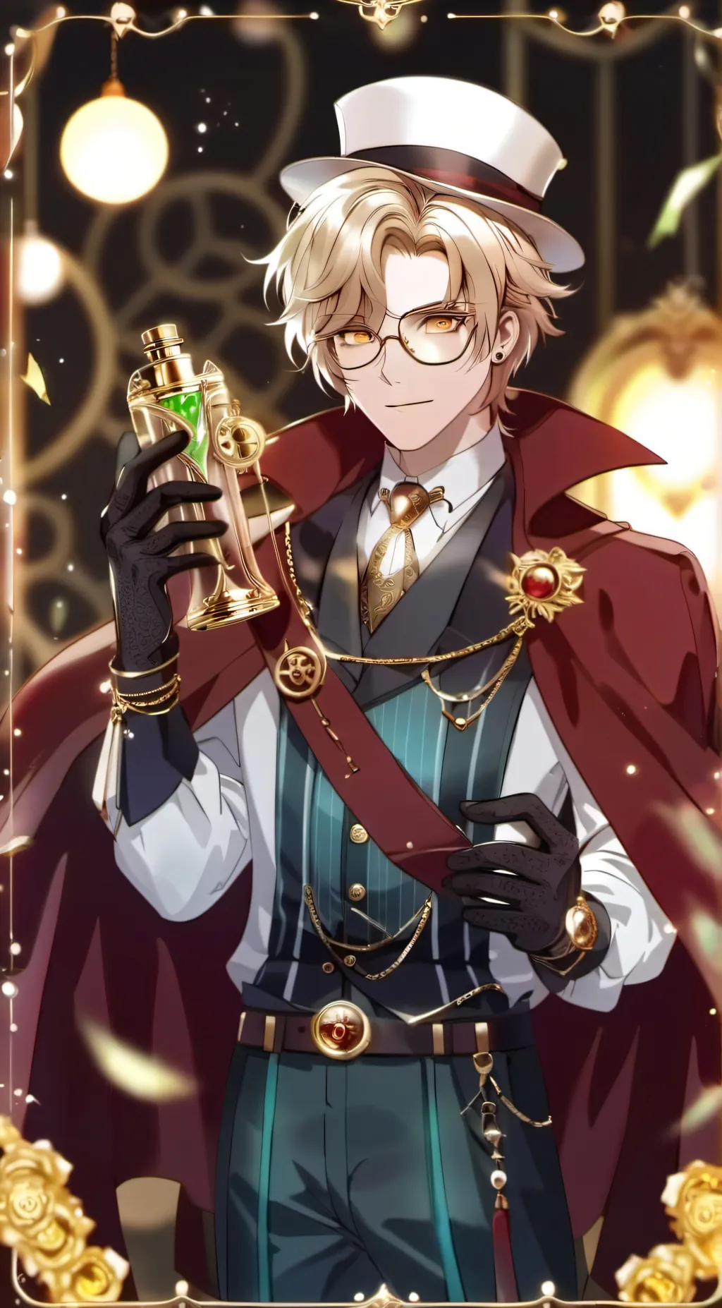 ai character: Arthur  background