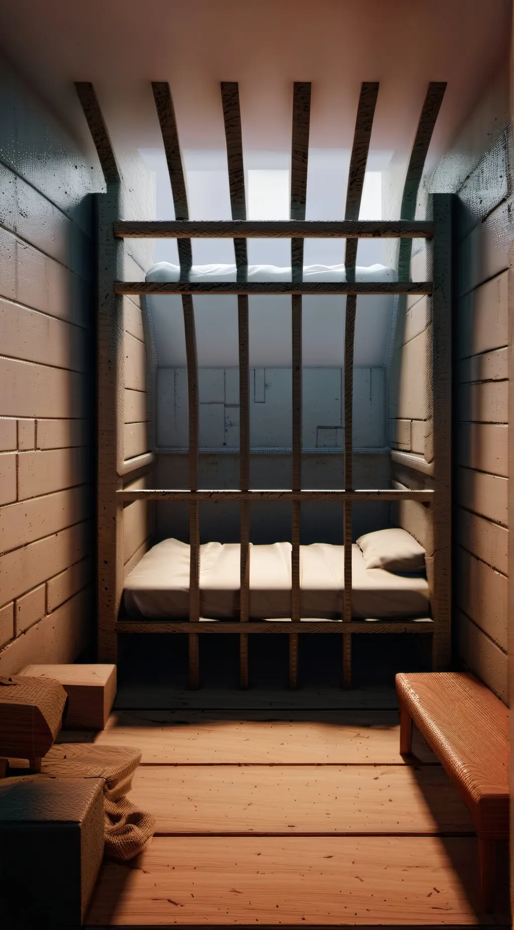 ai character: Prison background
