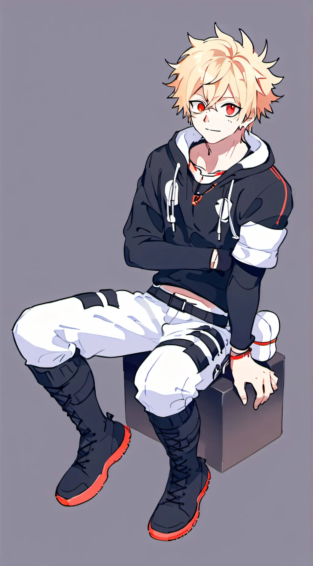 ai character: Bakugo  background