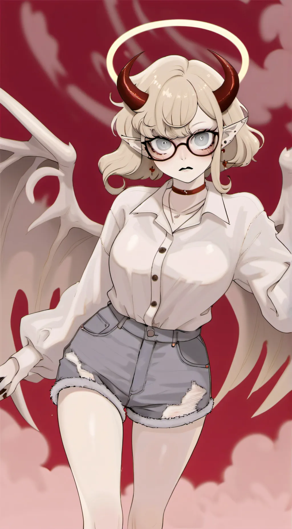 ai character: Crystal background