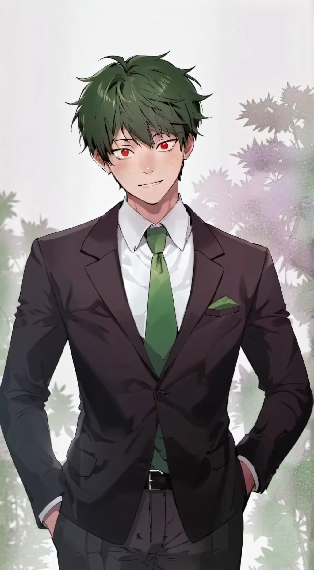 ai character: Izuku Midoriya background