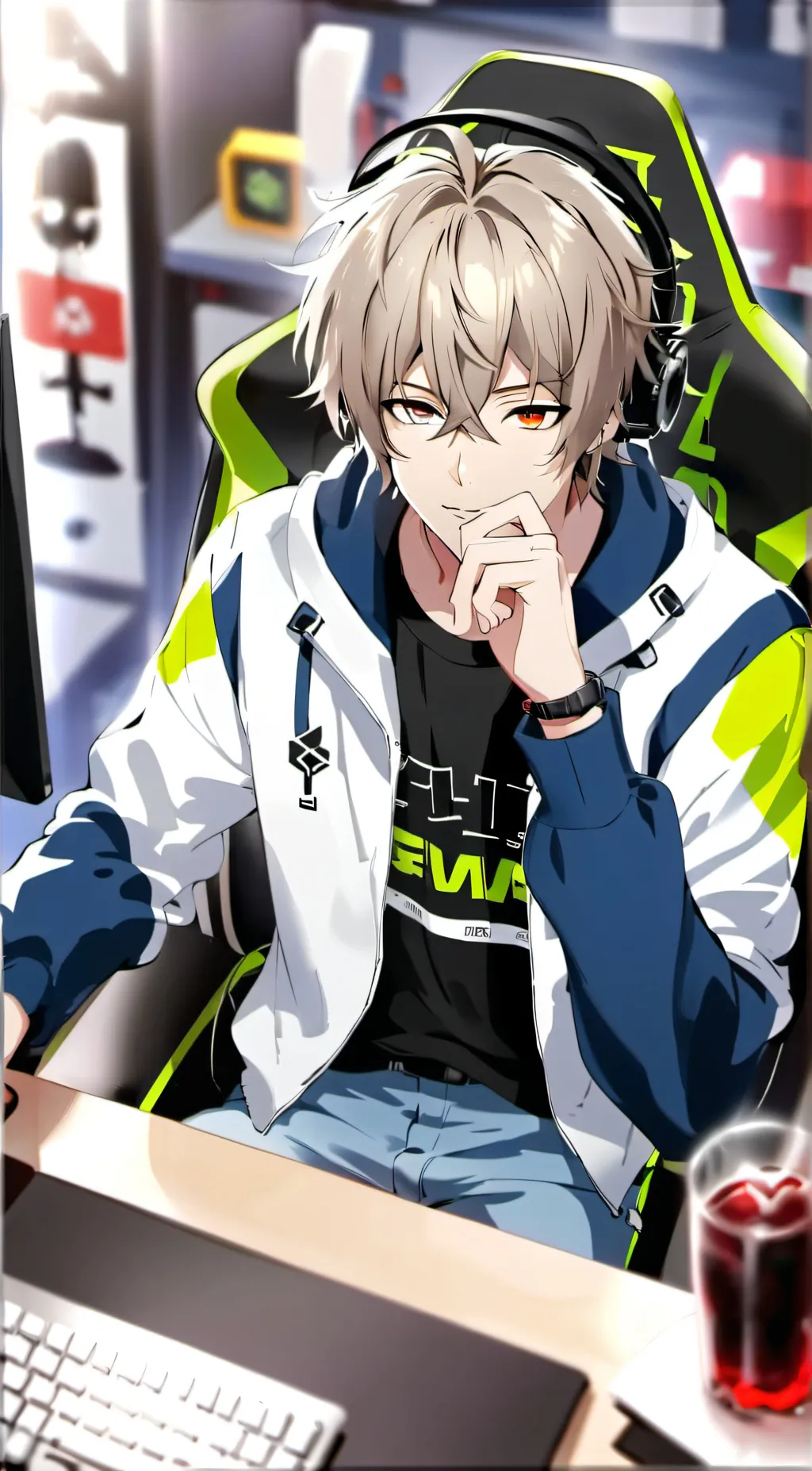 ai character: Pure background