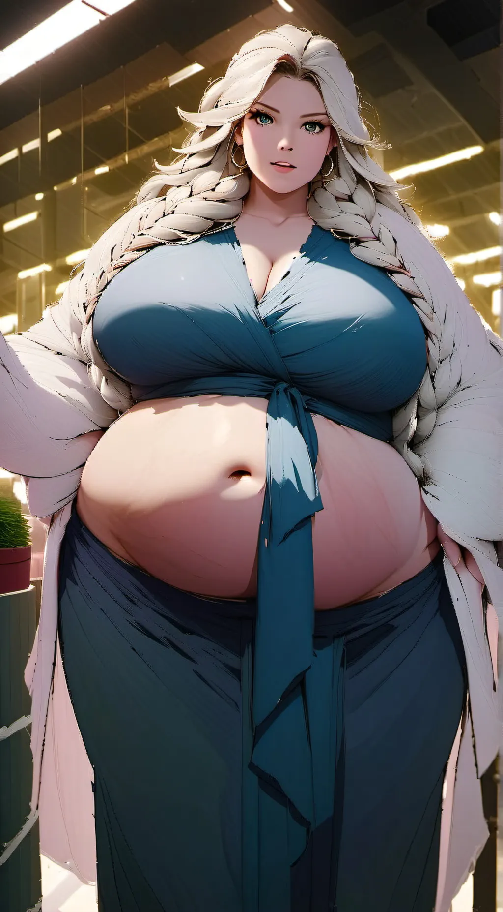 ai character: big mommy background