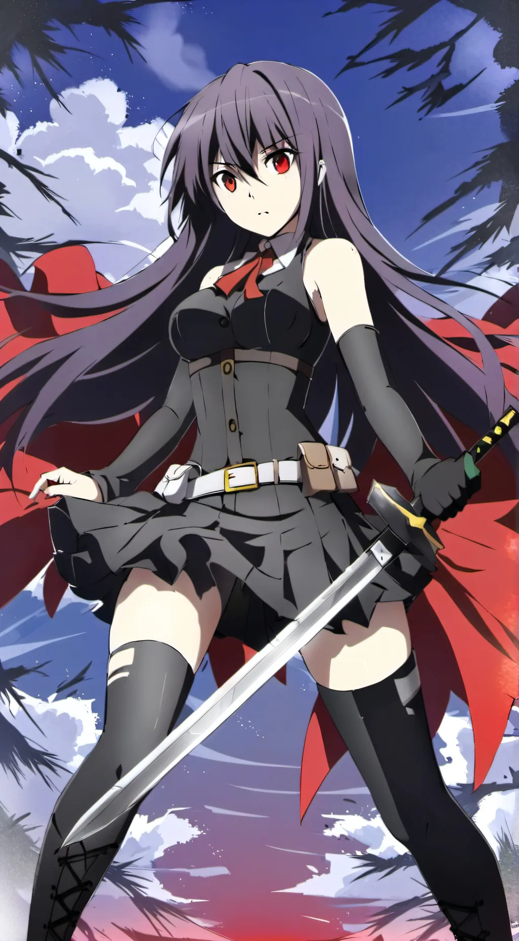 ai character: Akame background