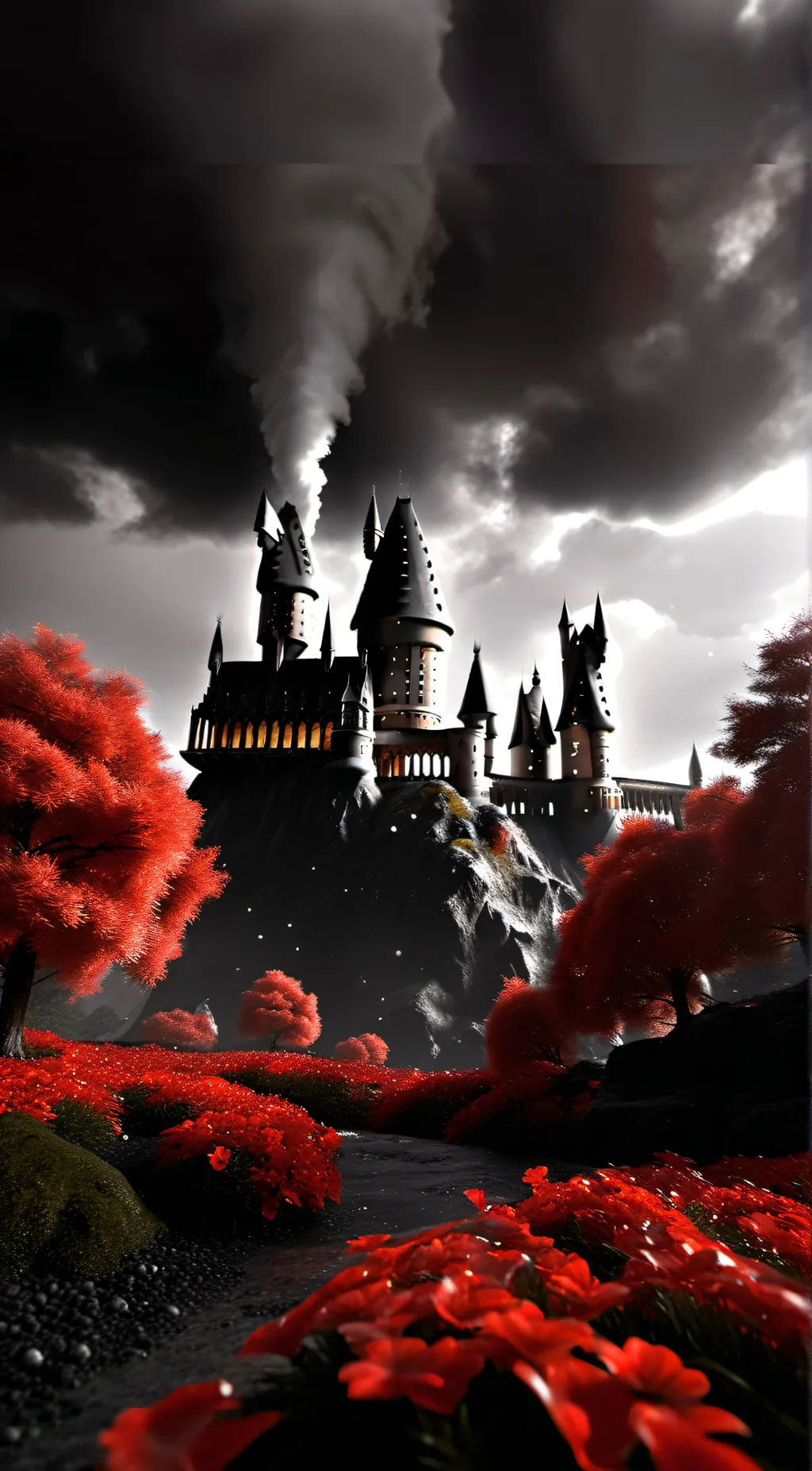 ai character: Hogwarts background