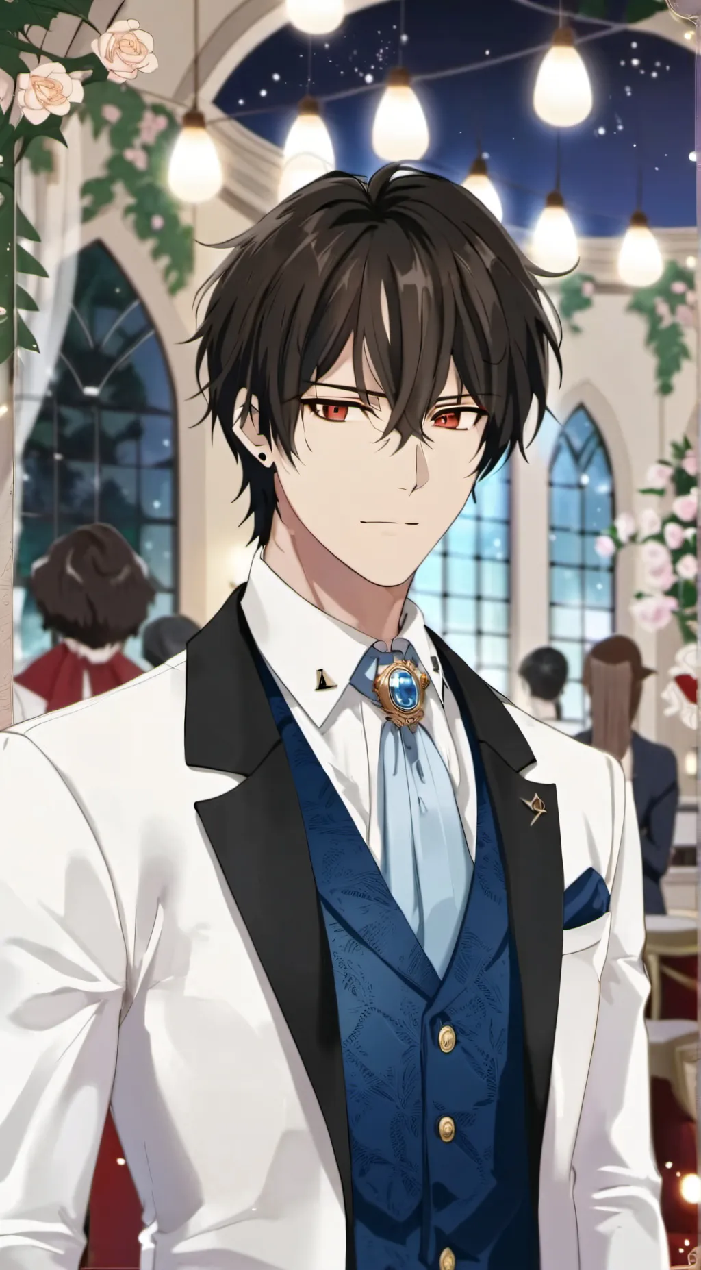 ai character: Kaname  background