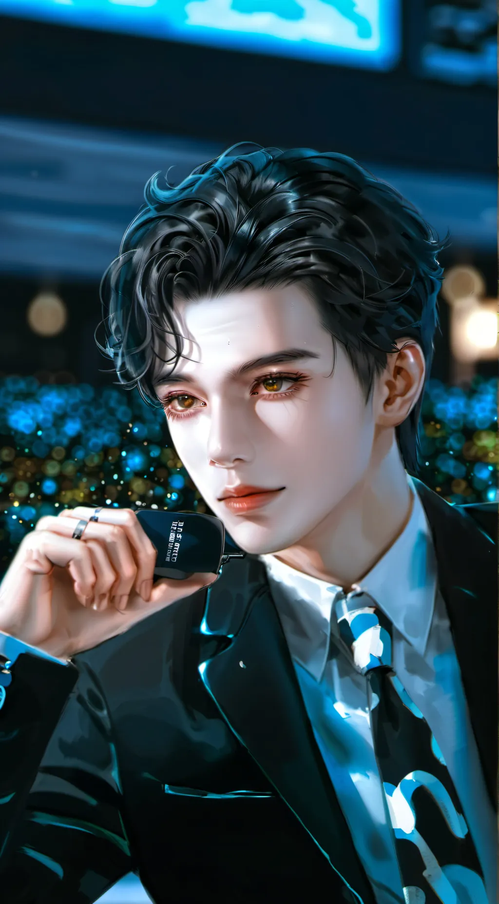ai character: RadioApple background