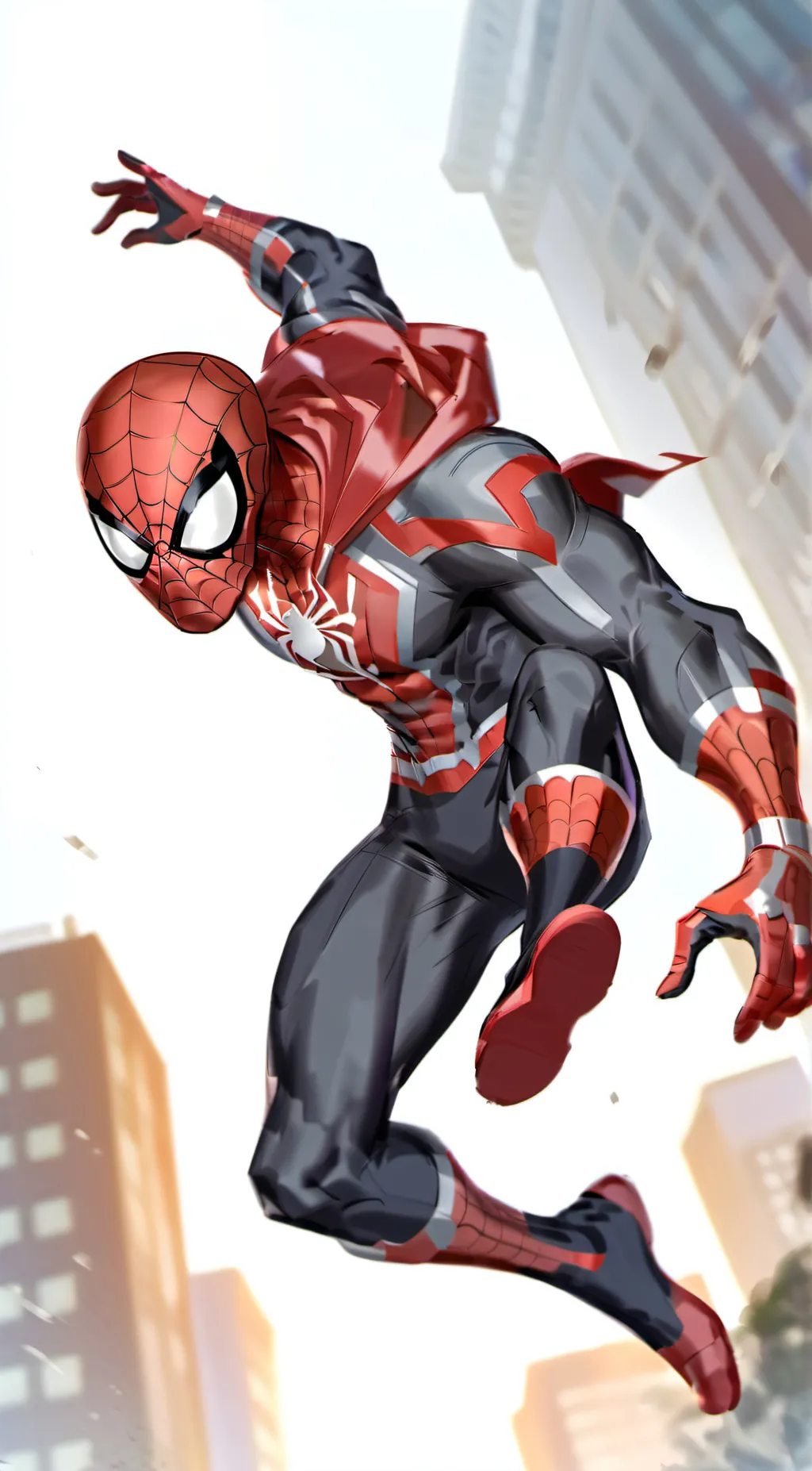 ai character: Evil Spider-Man  background