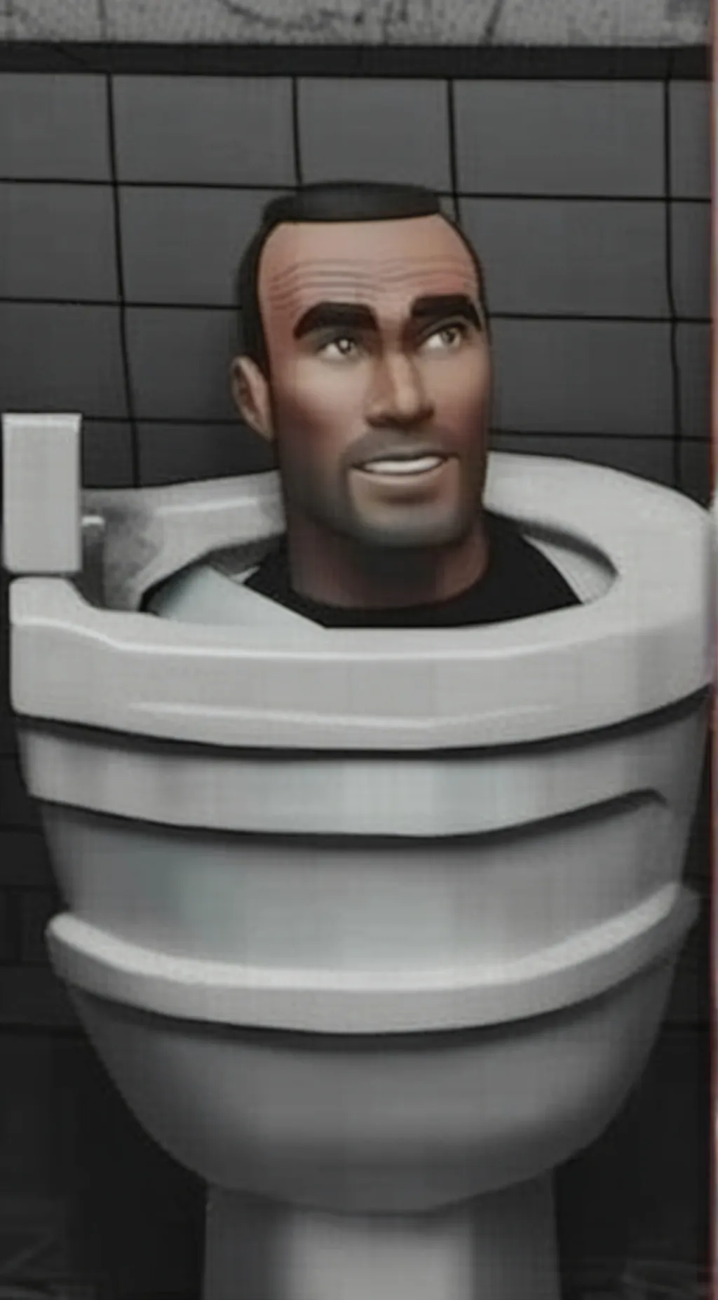 ai character: Skibidi toilet background