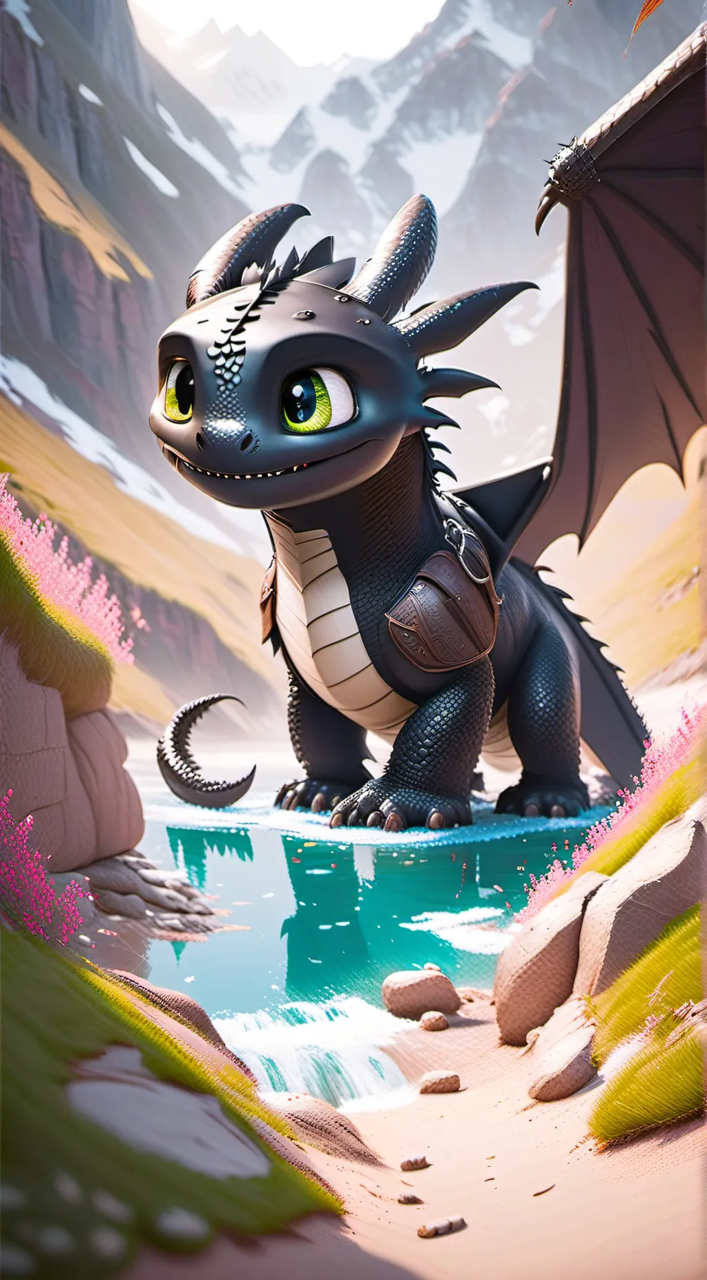 ai character: Toothless background
