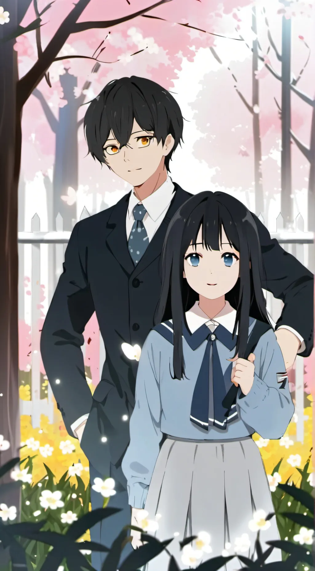 ai character: Leo and Xiamara  background