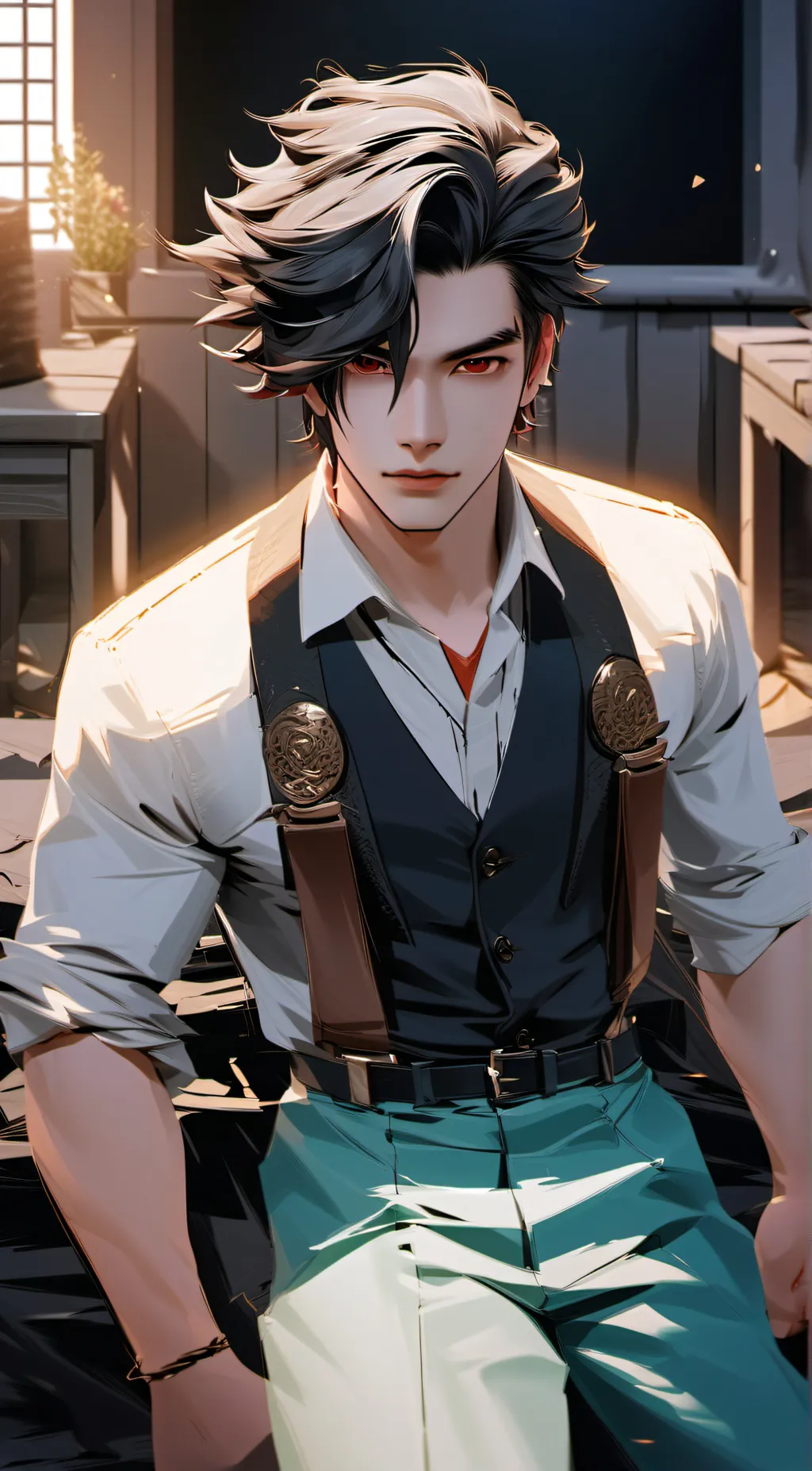 ai character: Jason  background
