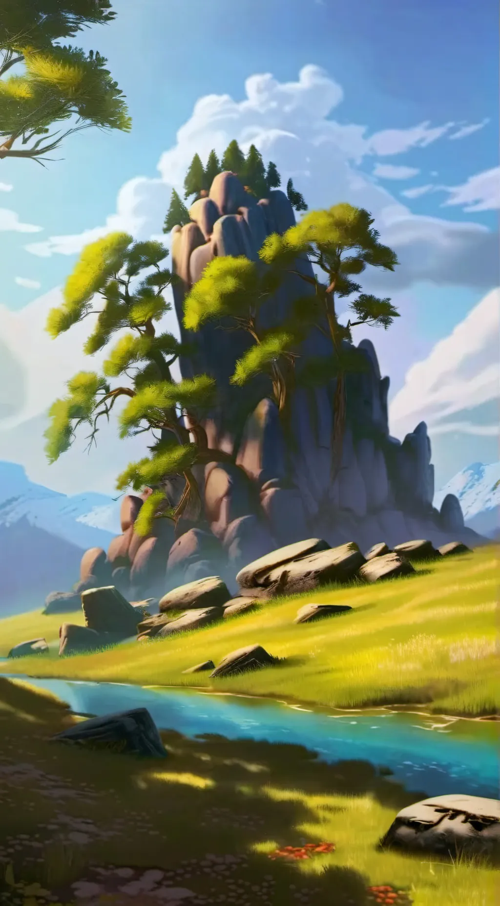ai character: The Lion King background