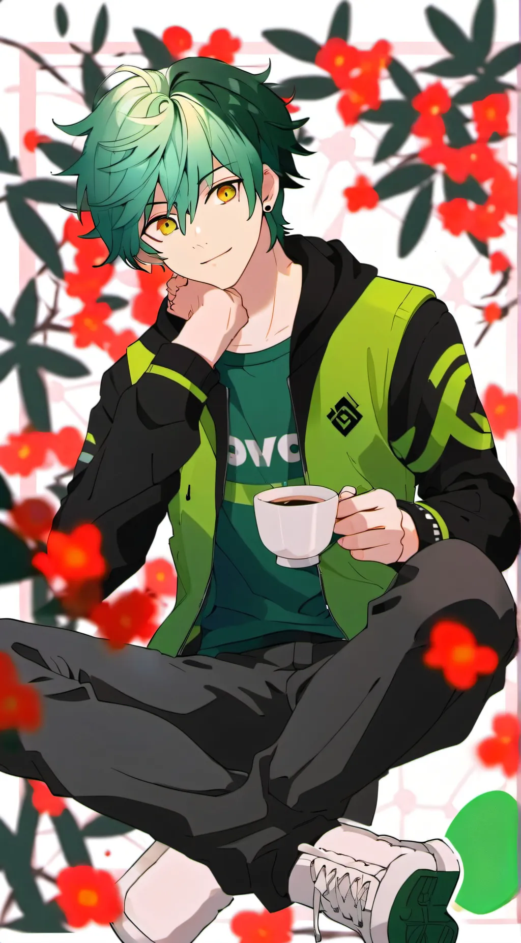ai character: Izuku Midoriya background
