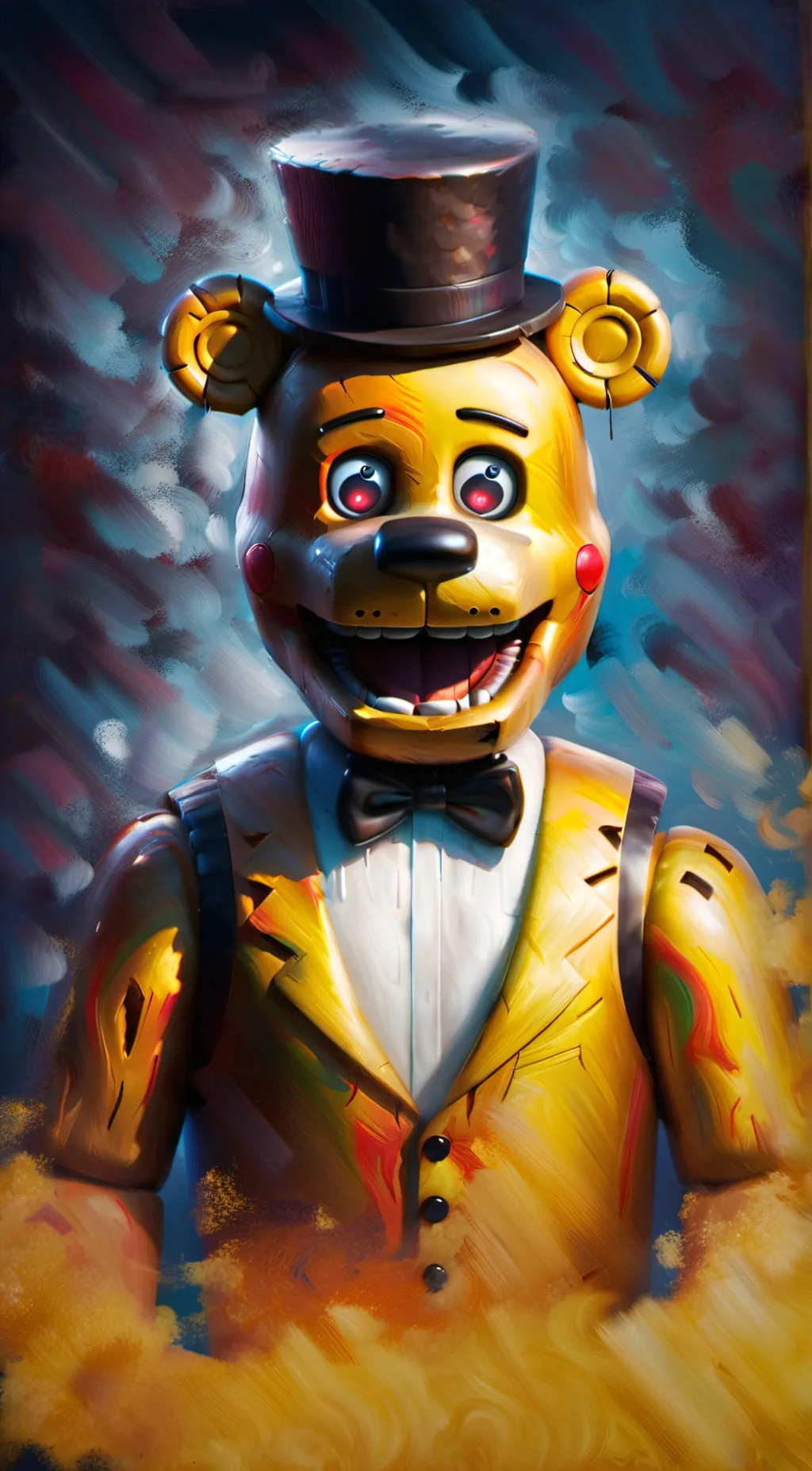 ai character: FNAF 1  background
