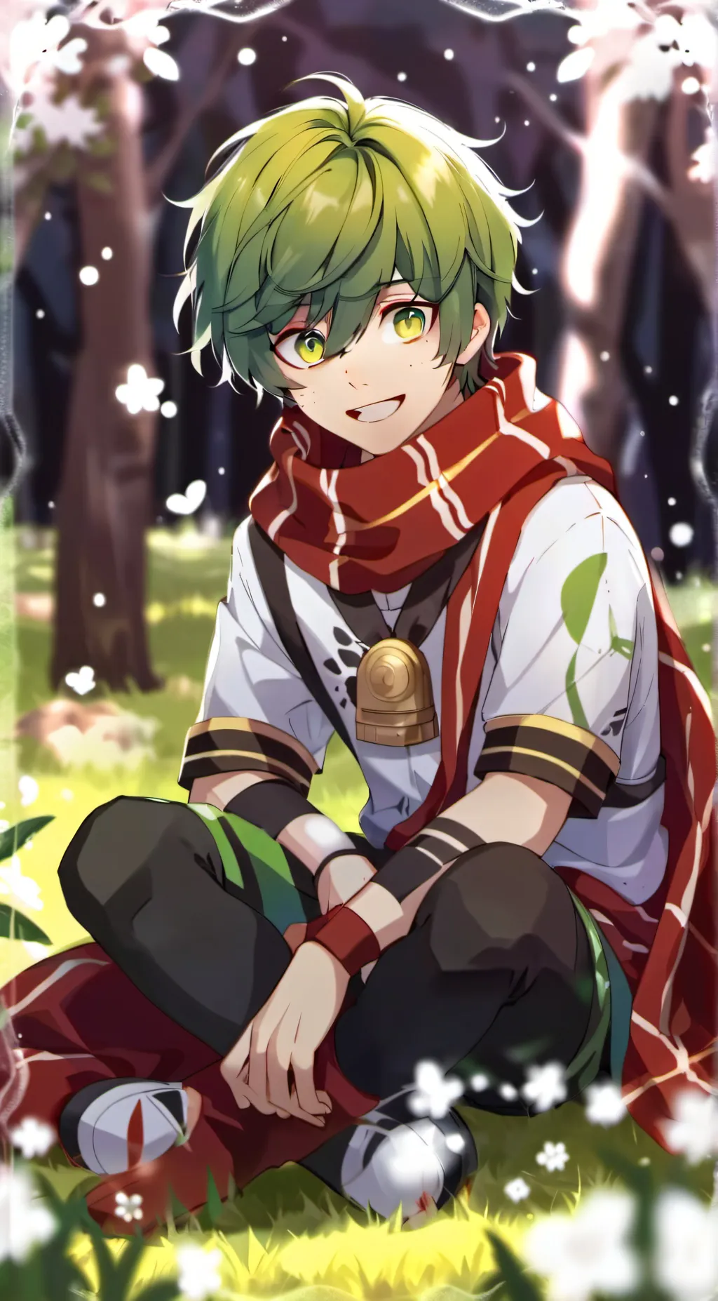ai character: deku background
