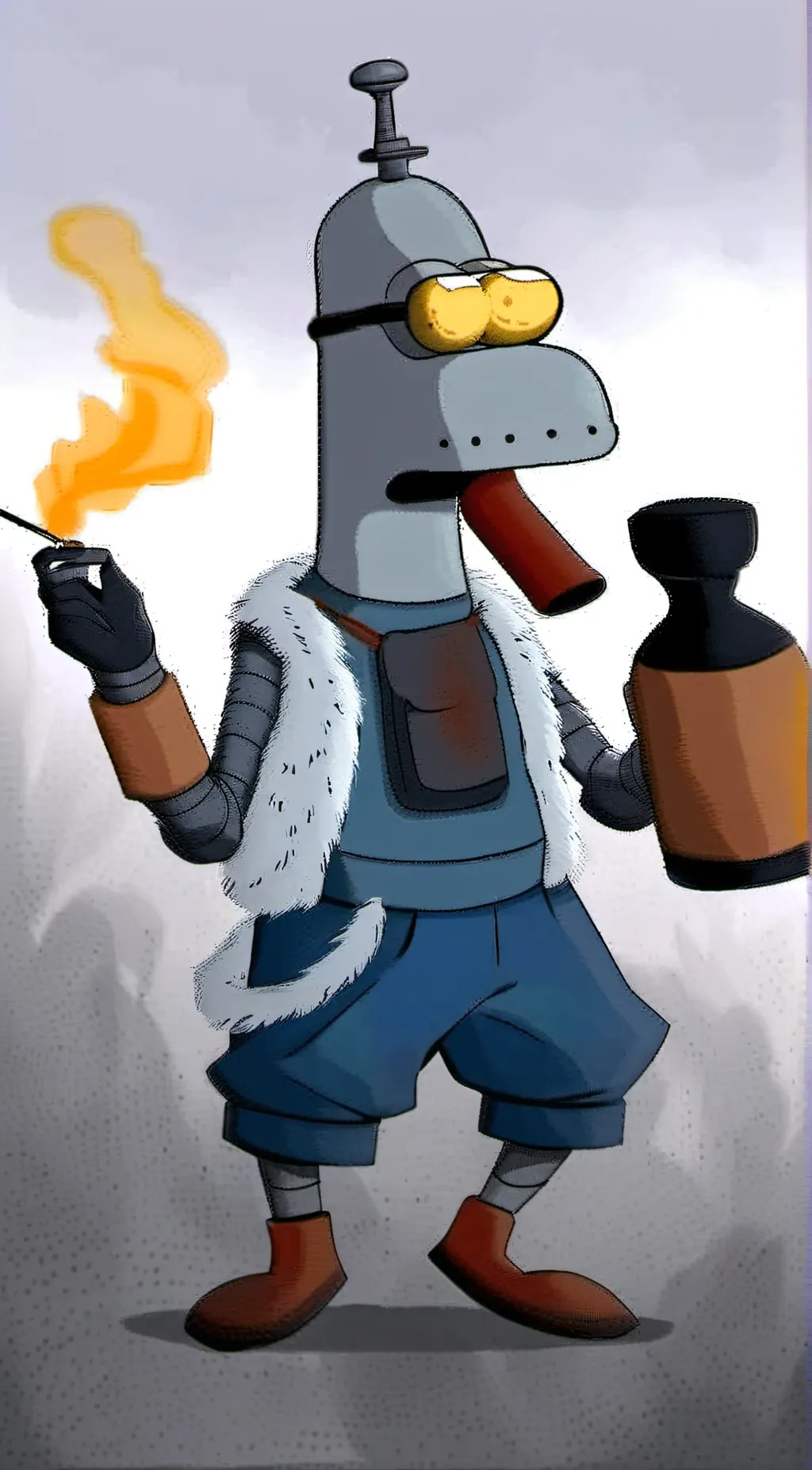 ai character: Bender background