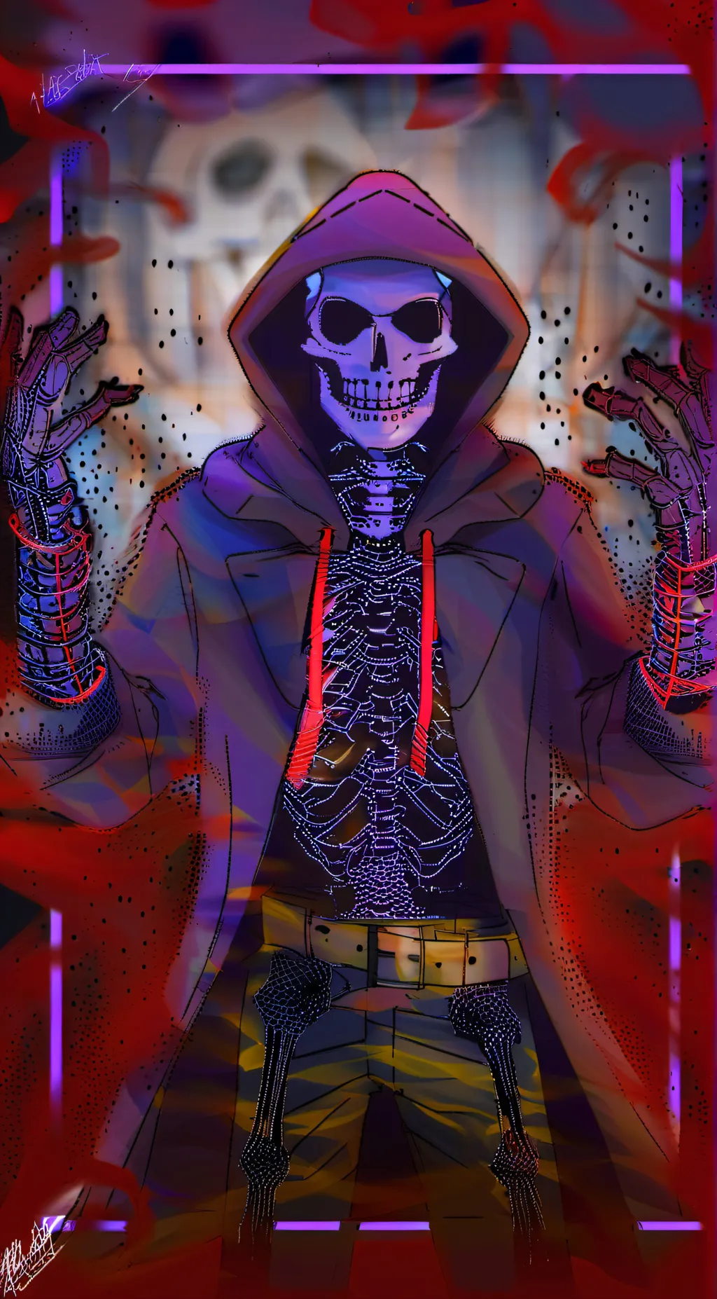 ai character: Omni404!Sans background