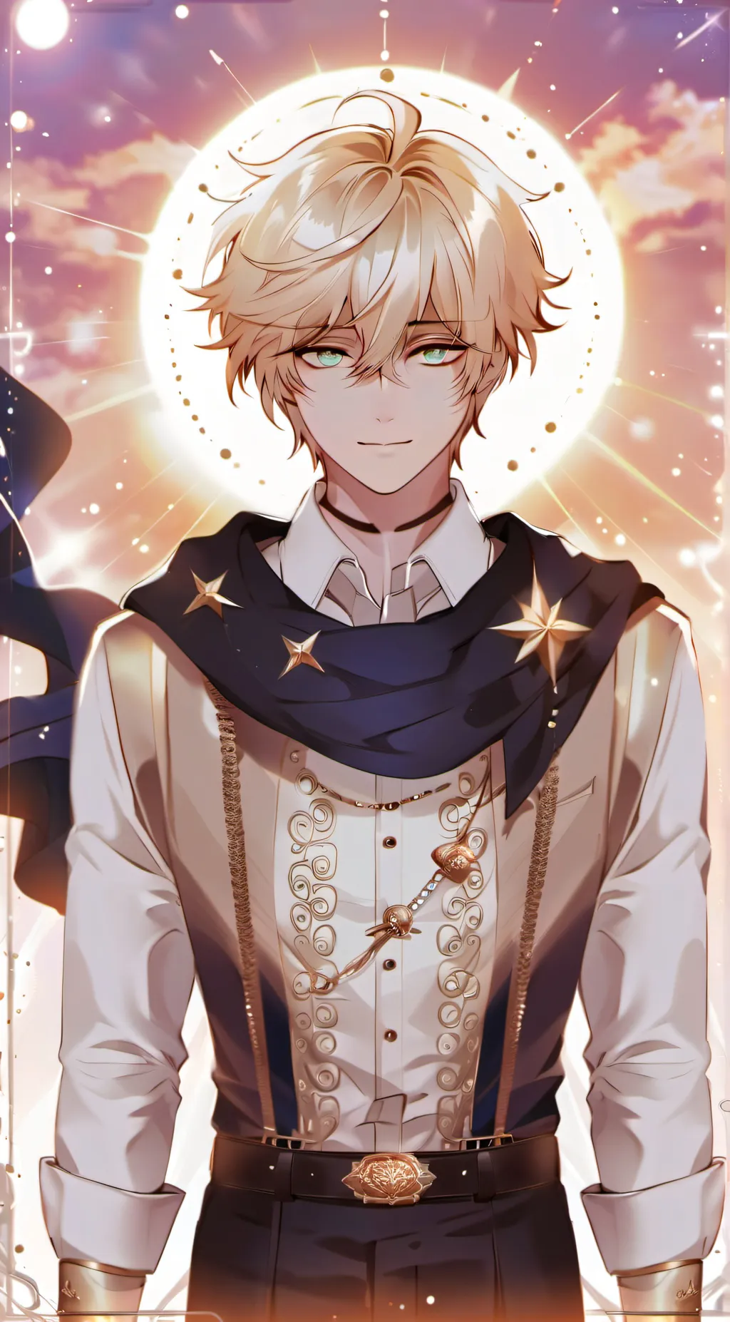 ai character: Star background