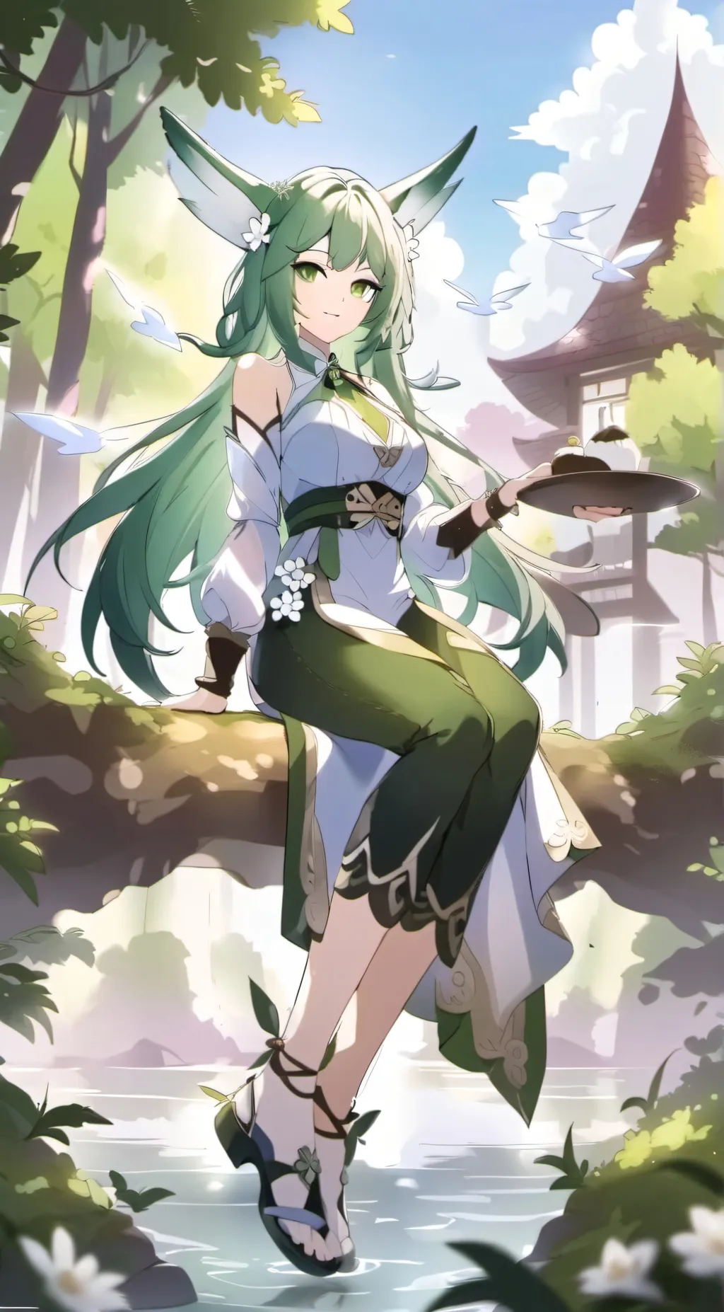 ai character: Mother Nature  background