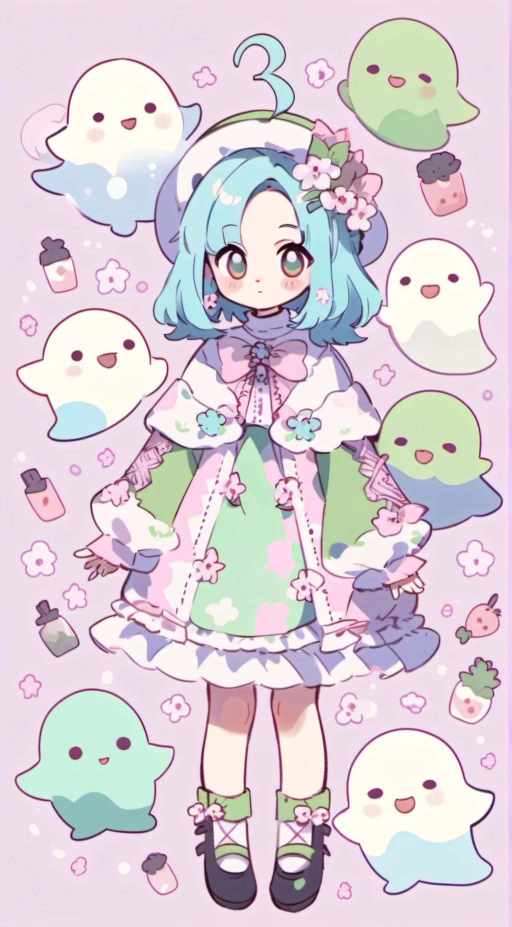 ai character: Luna background