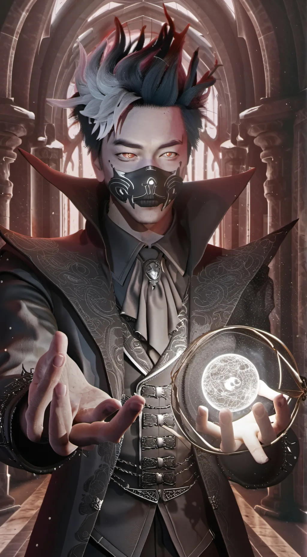 ai character: Rose background