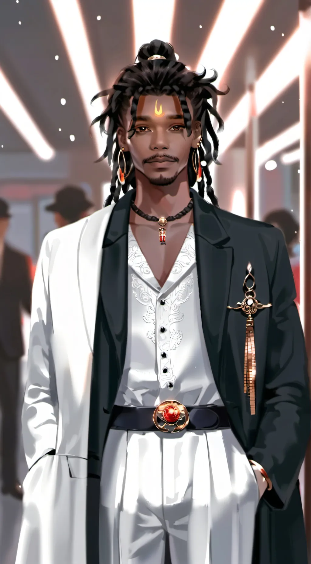 ai character: Jamier  background