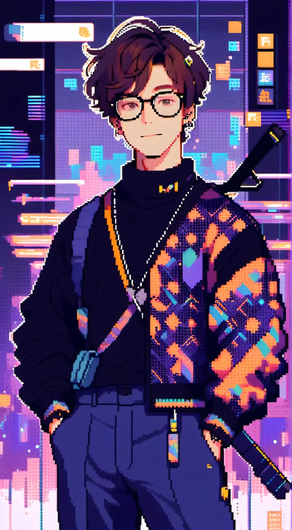 ai character: zack long background